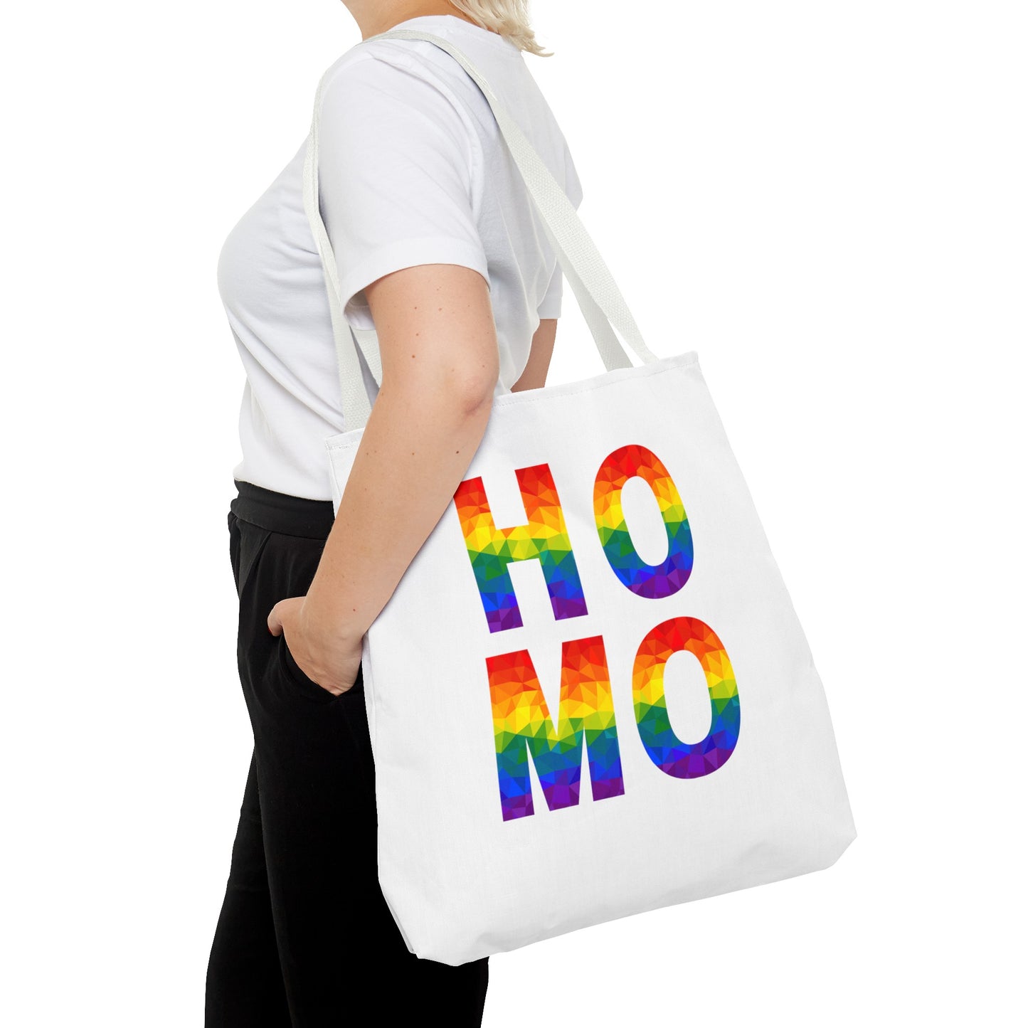 "HOMO" Tote Bag (AOP)