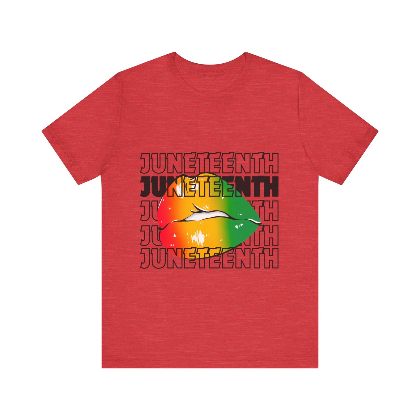 Juneteenth Lips Short Sleeve Tee