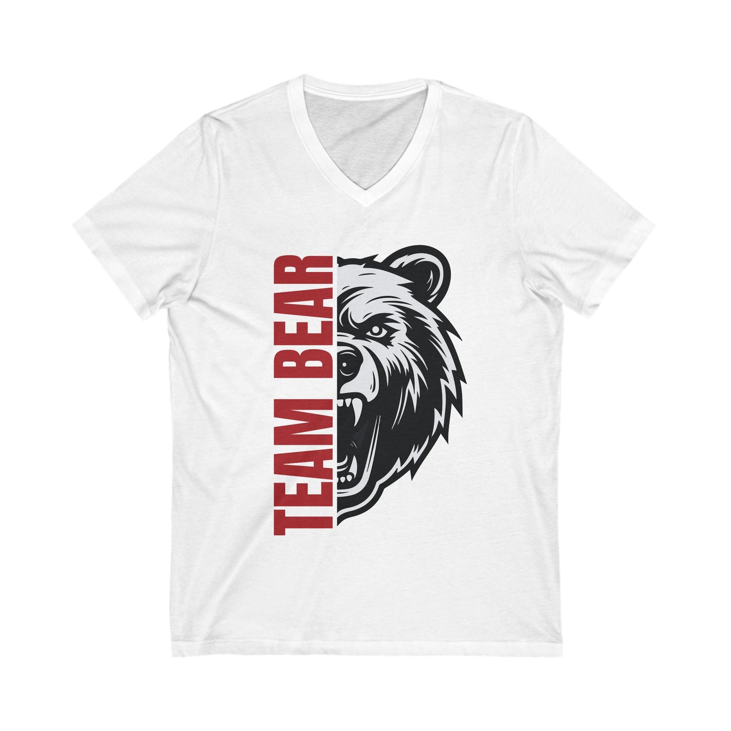 Women's Team Bear Short Sleeve V-Neck Tee