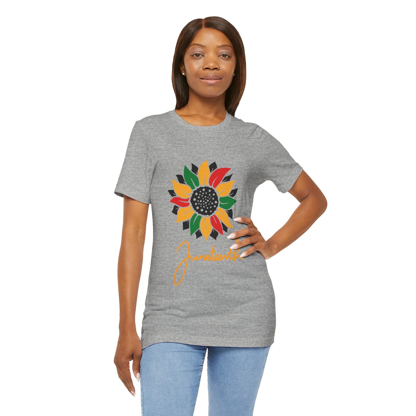 Juneteenth Floral Short Sleeve Tee