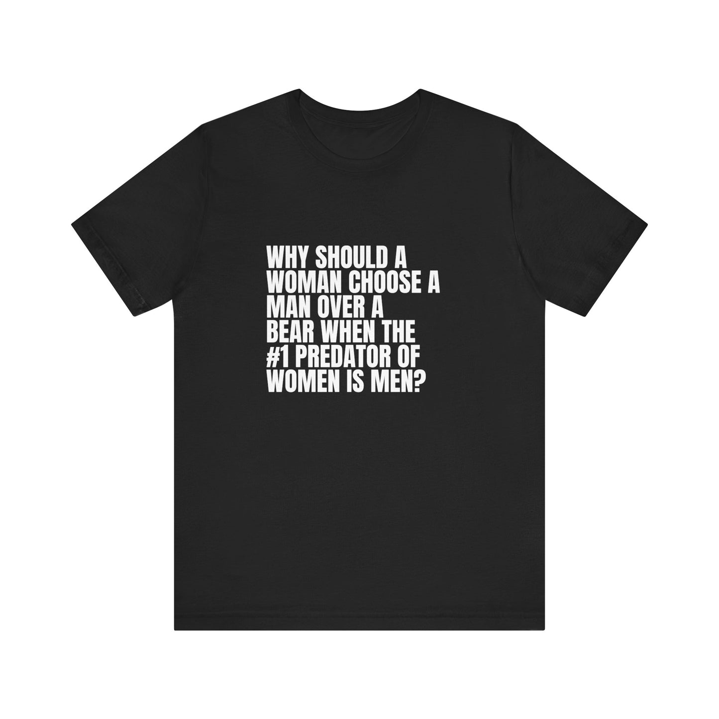 Women's Man v. Bear Quoted Tee