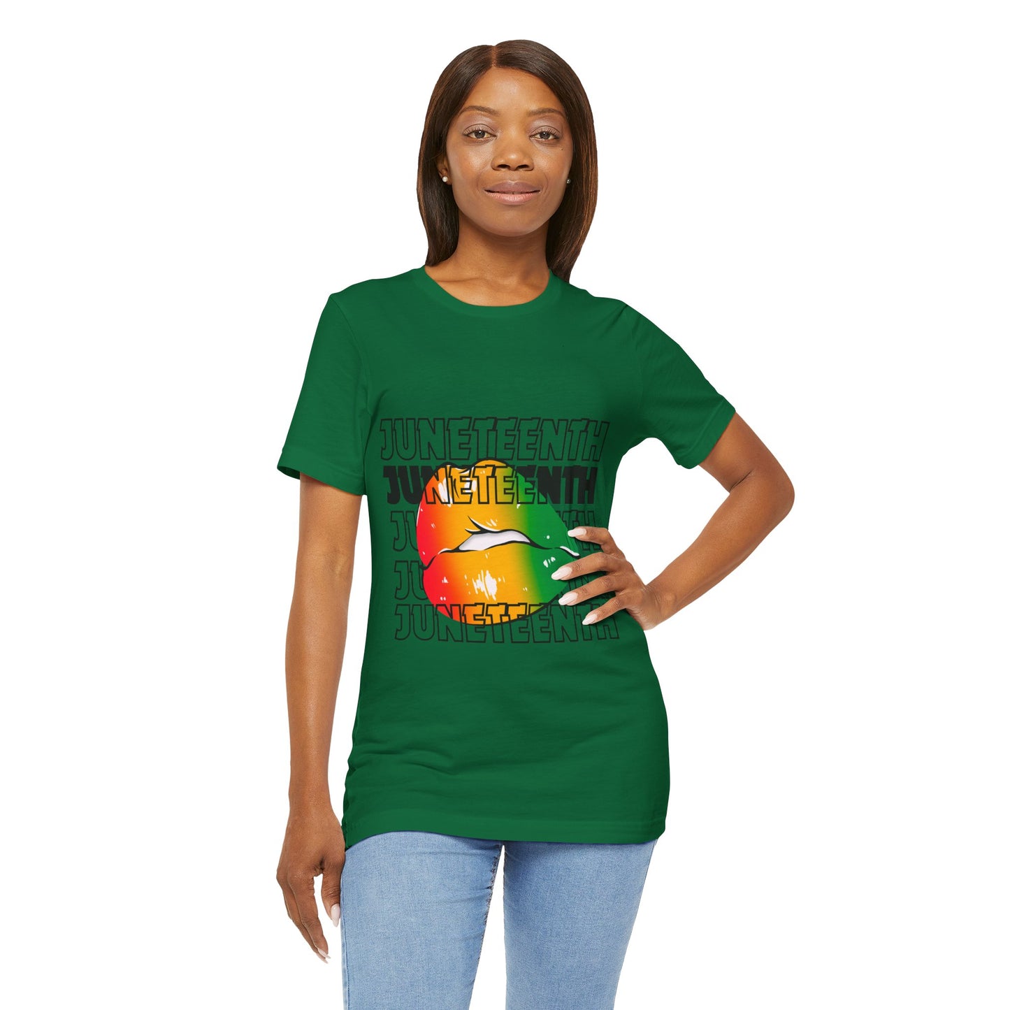 Juneteenth Lips Short Sleeve Tee