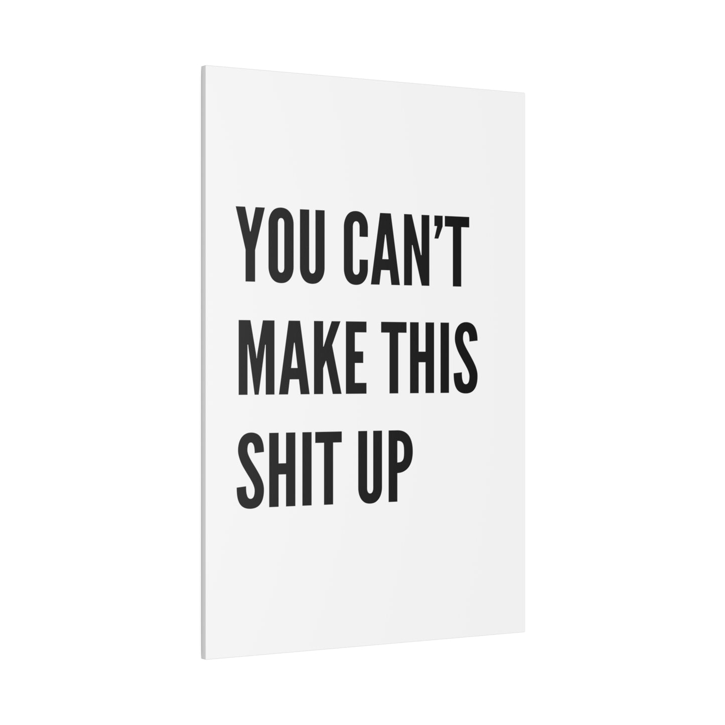 Can't Make This Up Matte Canvas, Stretched, 0.75"