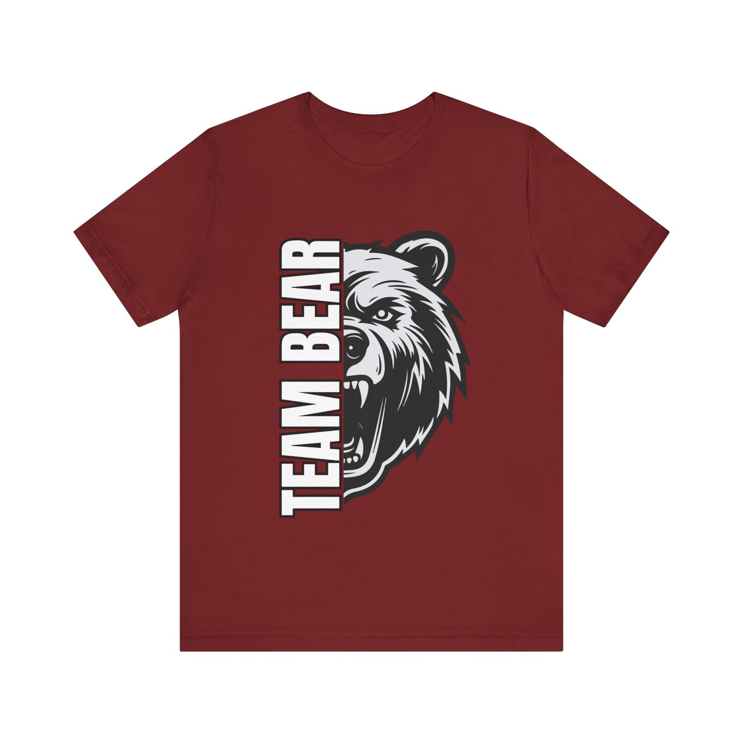 Women's "Team Bear" Tee - White Lettering