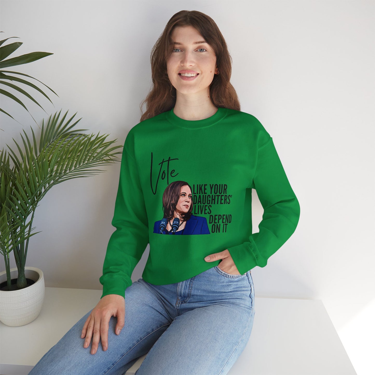 Harris 2024 Crewneck Sweatshirt - Design 1