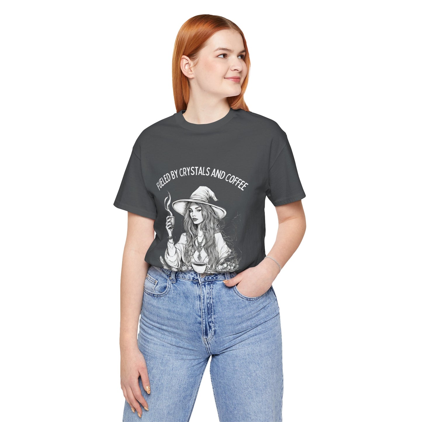 Fueled by Crystals and Coffee Tee