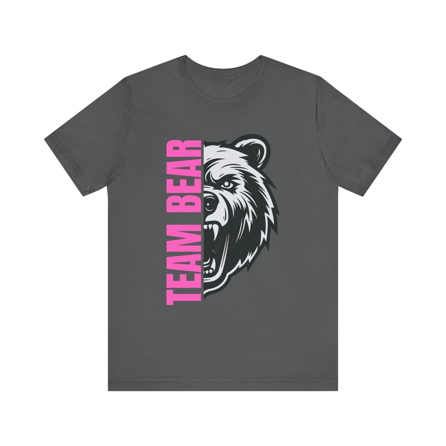 Women's "Team Bear" Tee - Pink Lettering