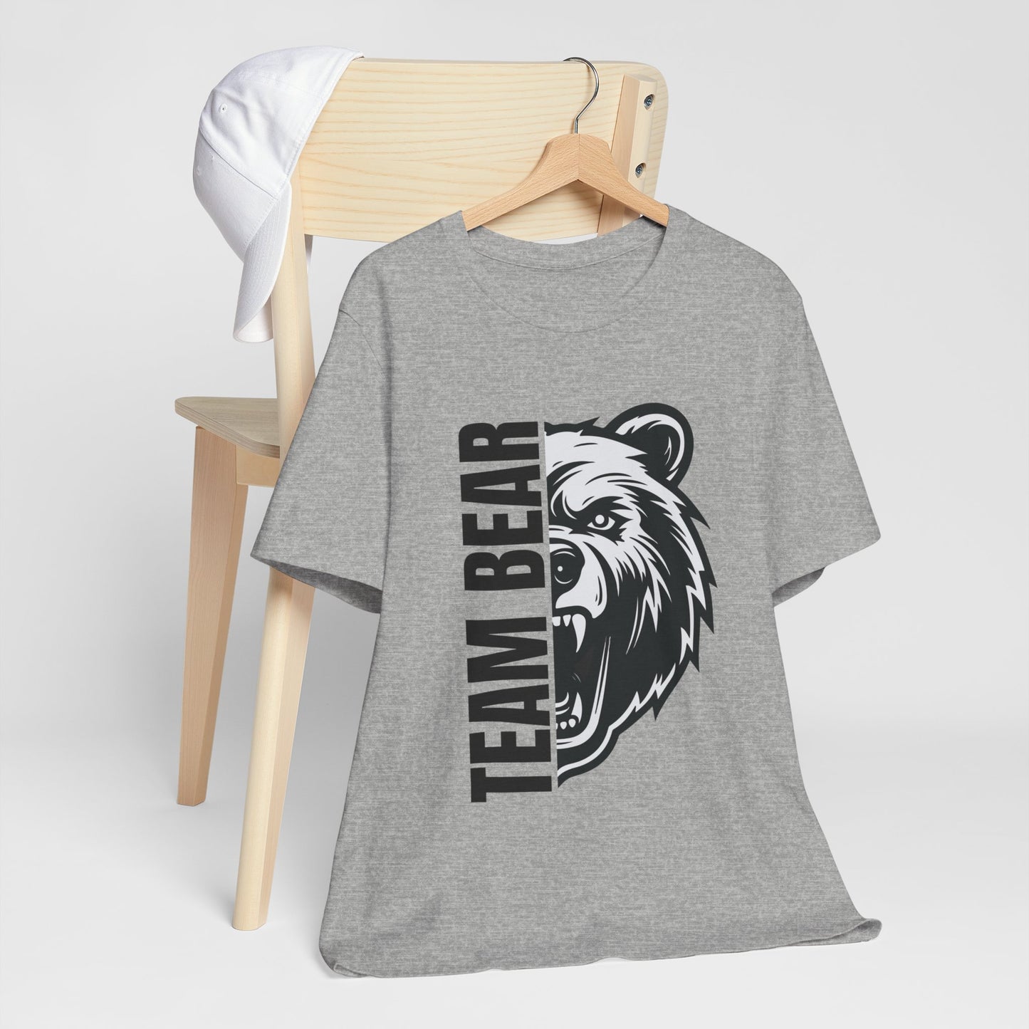 Women's "Team Bear" Tee - Black Lettering
