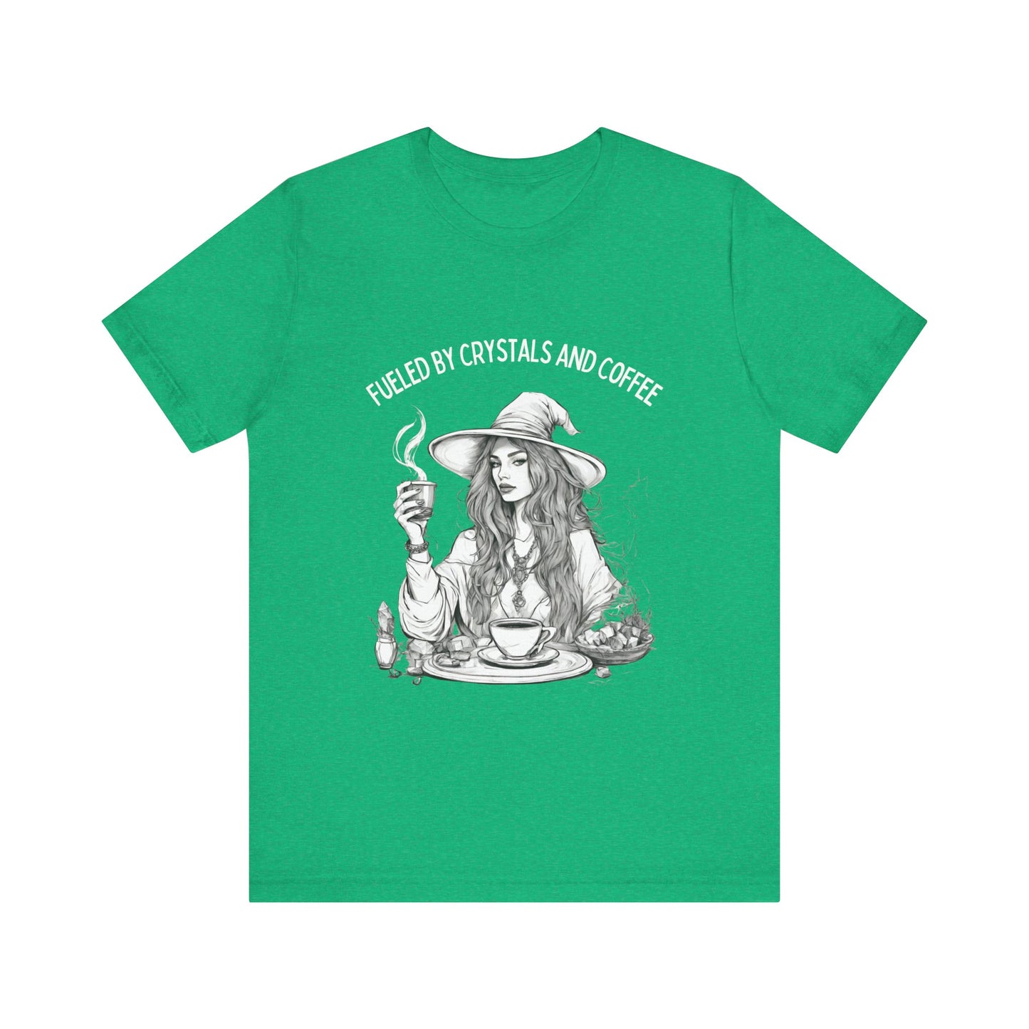 Fueled by Crystals and Coffee Tee