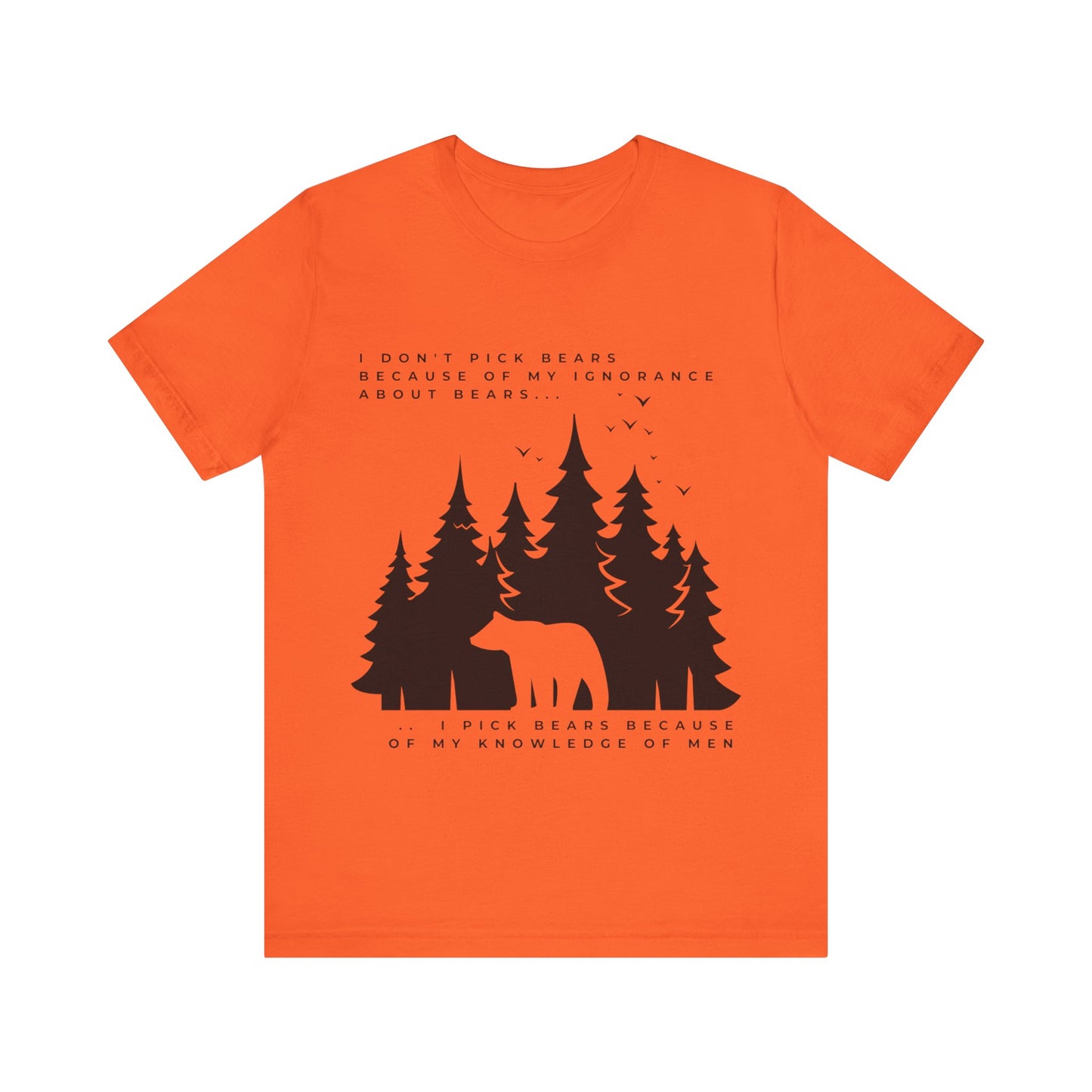 Women's Bear Quote Tee - Black Graphic