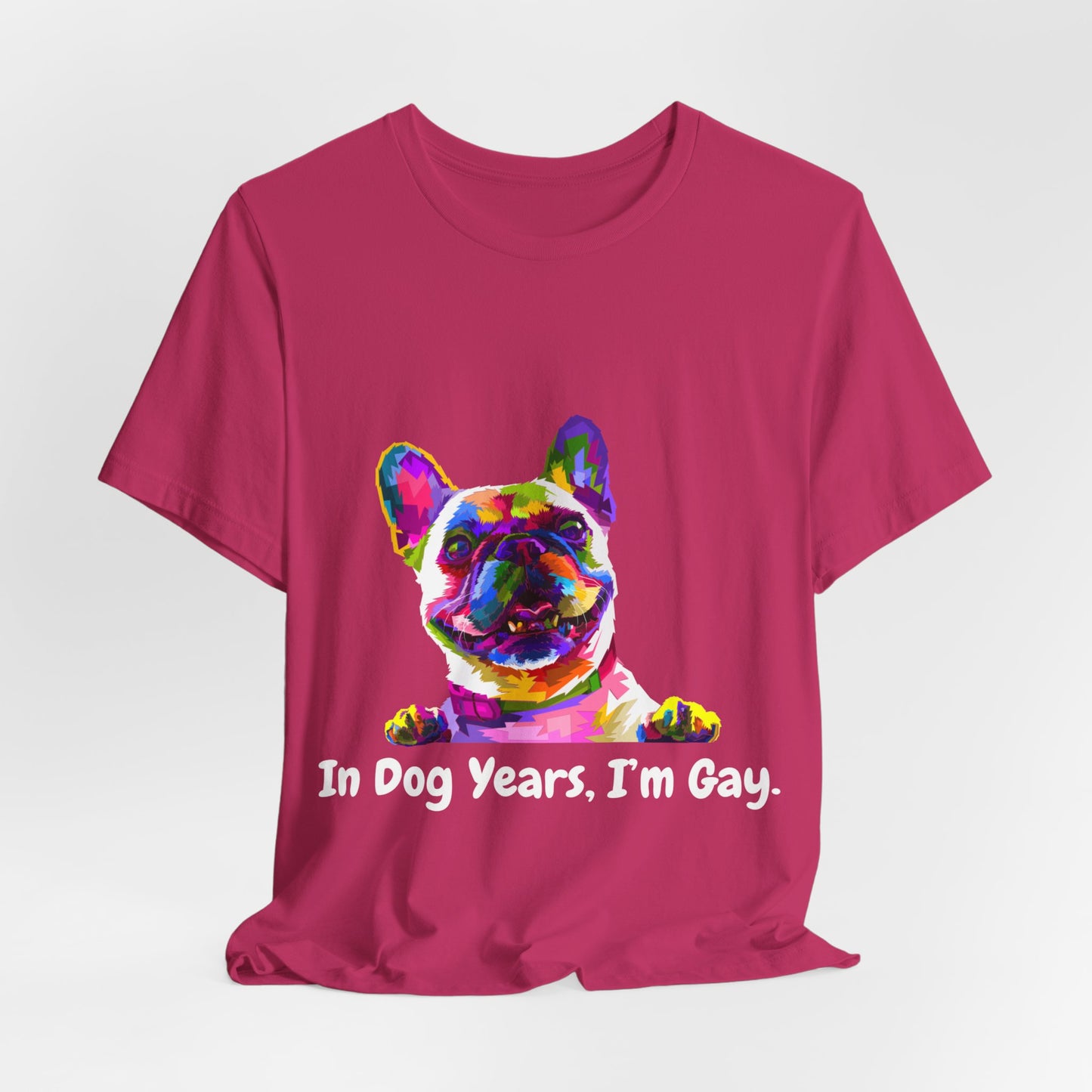 "In Dog Years, I'm Gay" Short Sleeve Tee