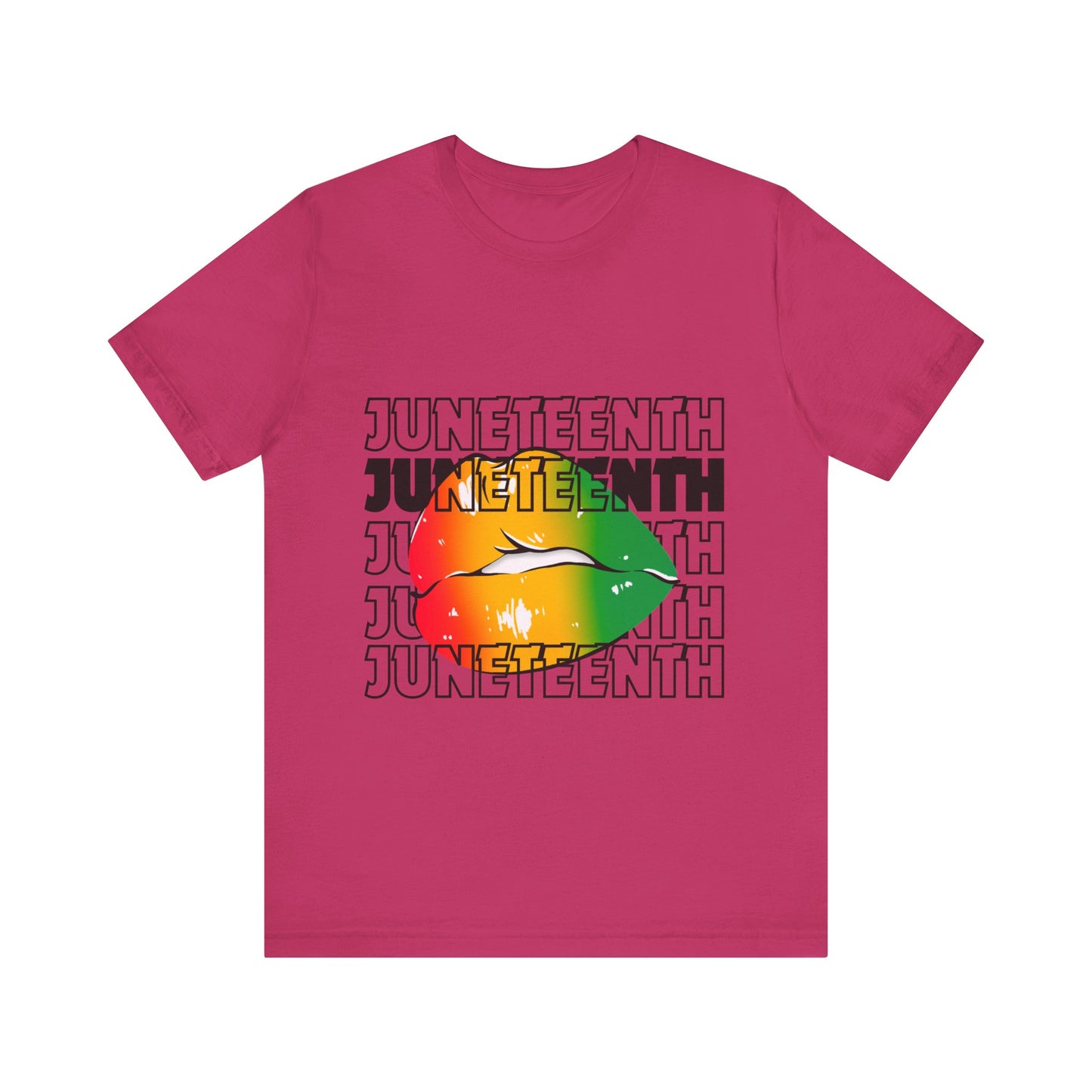 Juneteenth Lips Short Sleeve Tee