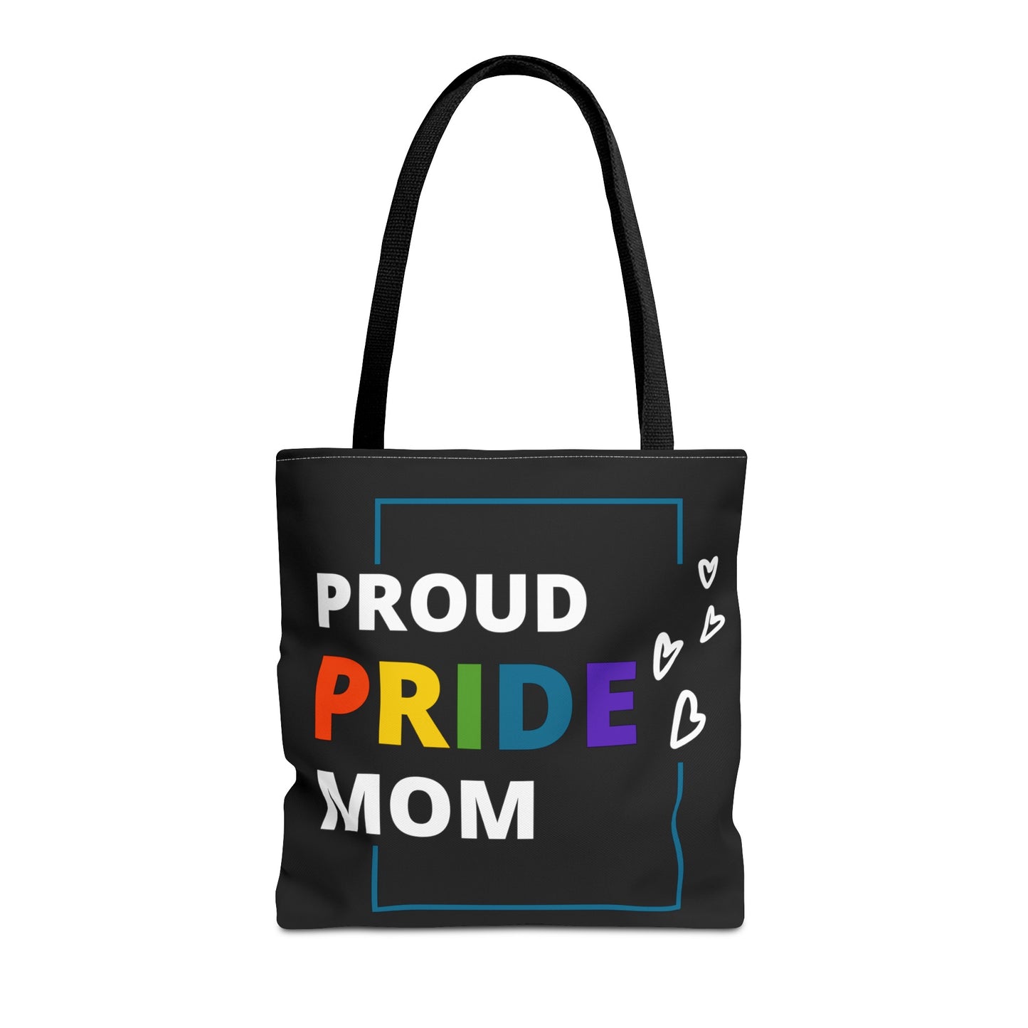 "Proud Pride Mom" Tote Bag (AOP)