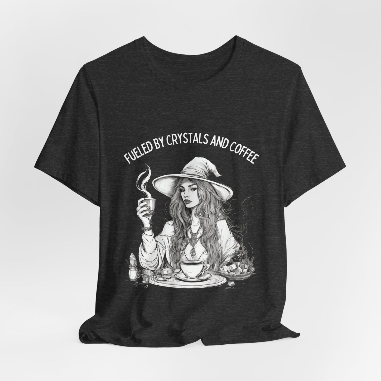 Fueled by Crystals and Coffee Tee