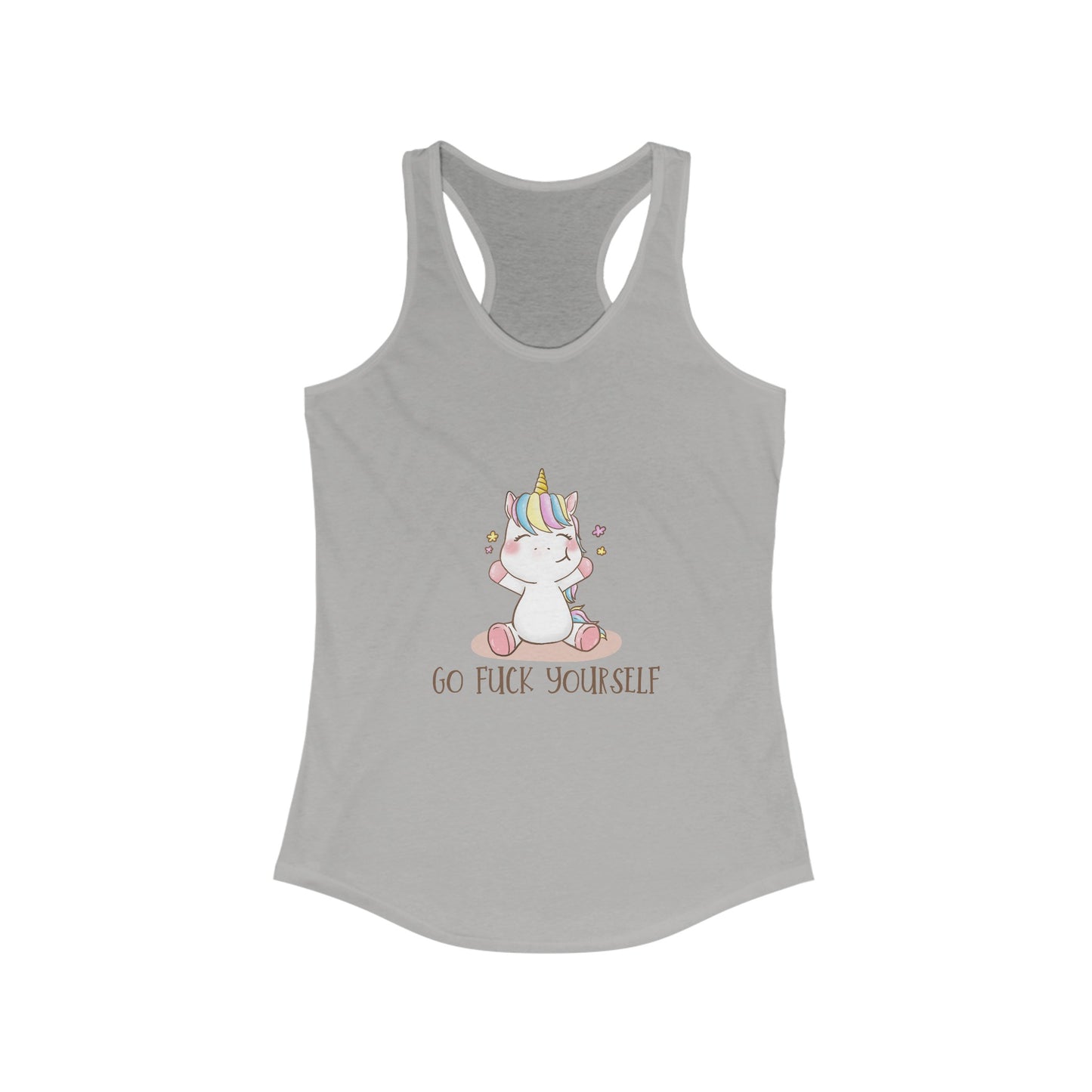 GFY Unicorn Racerback Tank