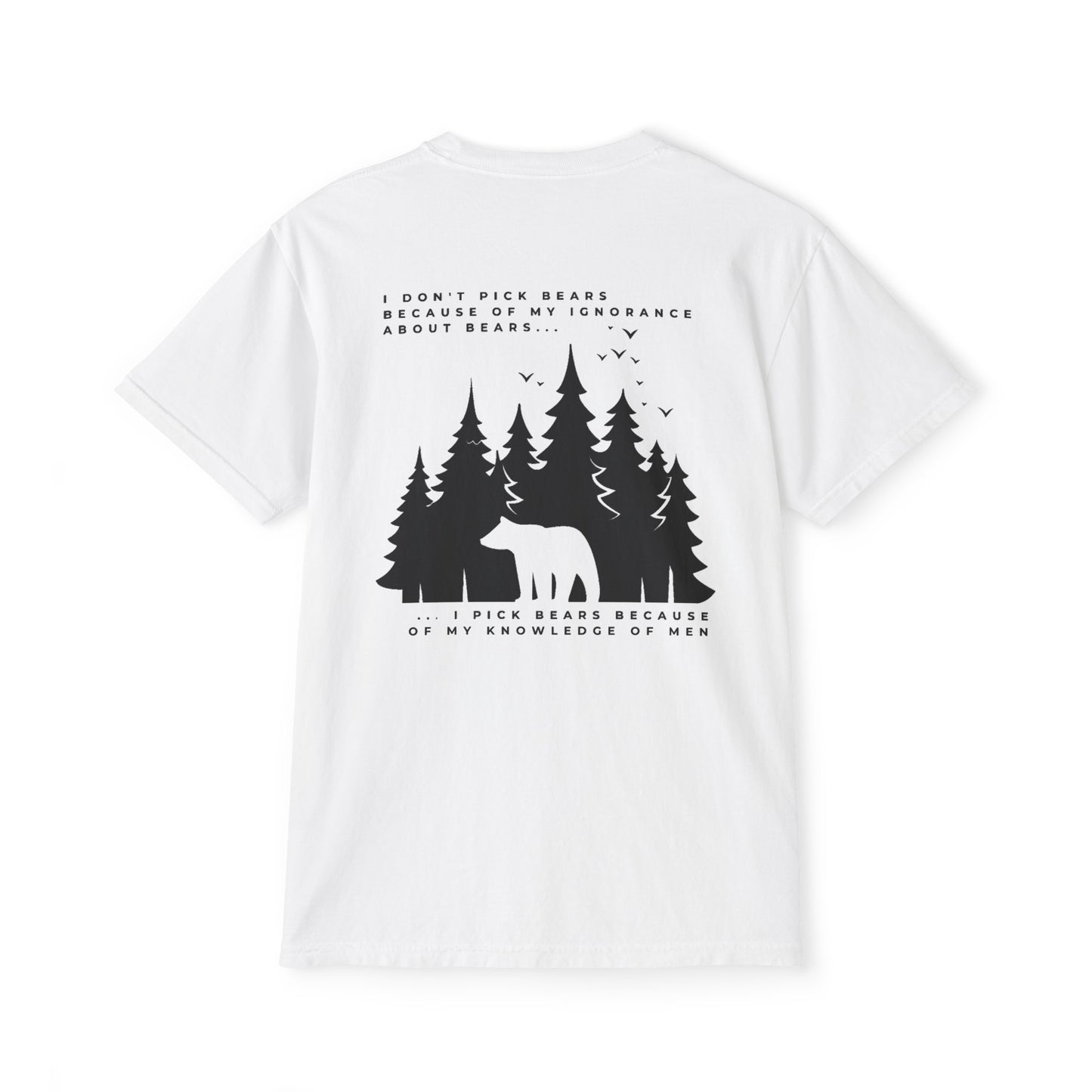 Women's Bear in Woods Pocket T-Shirt