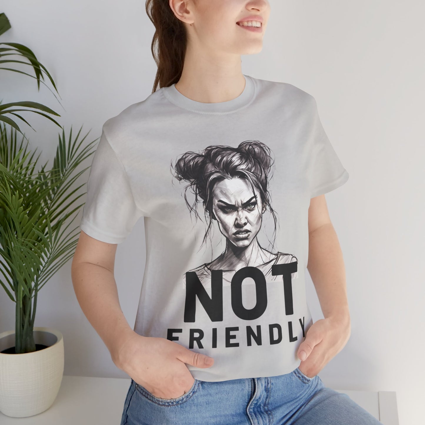 Not Friendly Short Sleeve Tee