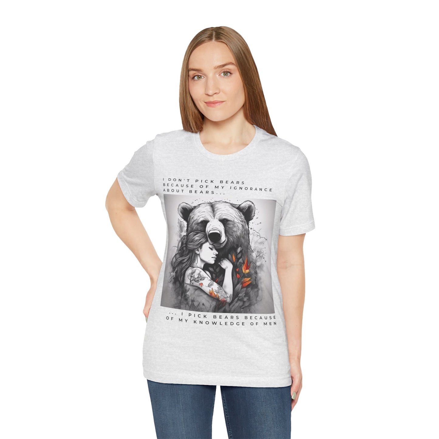 Women's Bear Hug "Team Bear" Tee