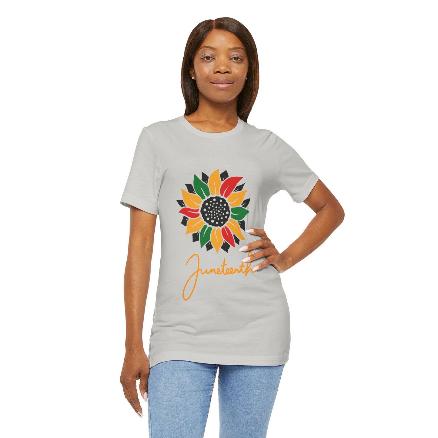 Juneteenth Floral Short Sleeve Tee
