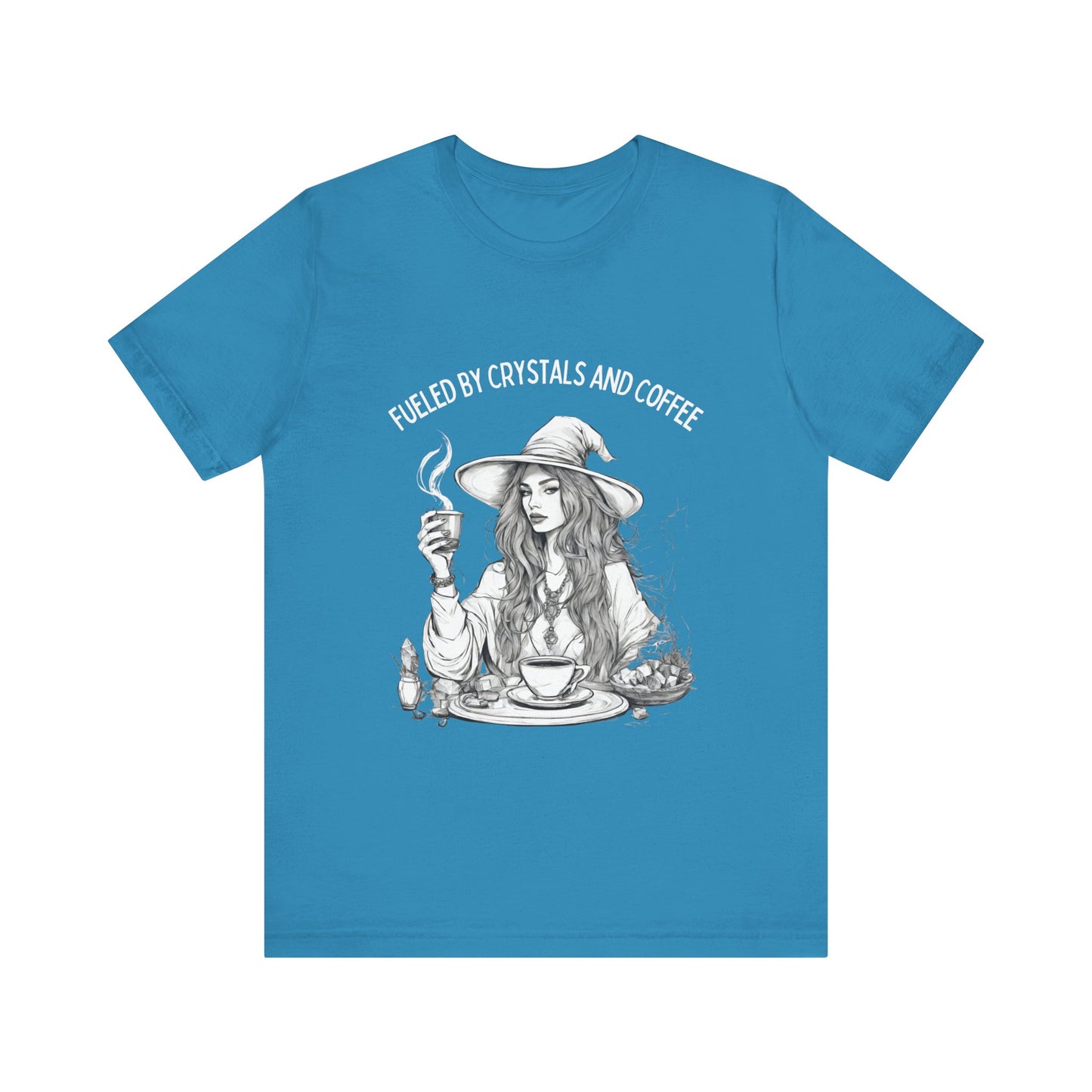Fueled by Crystals and Coffee Tee