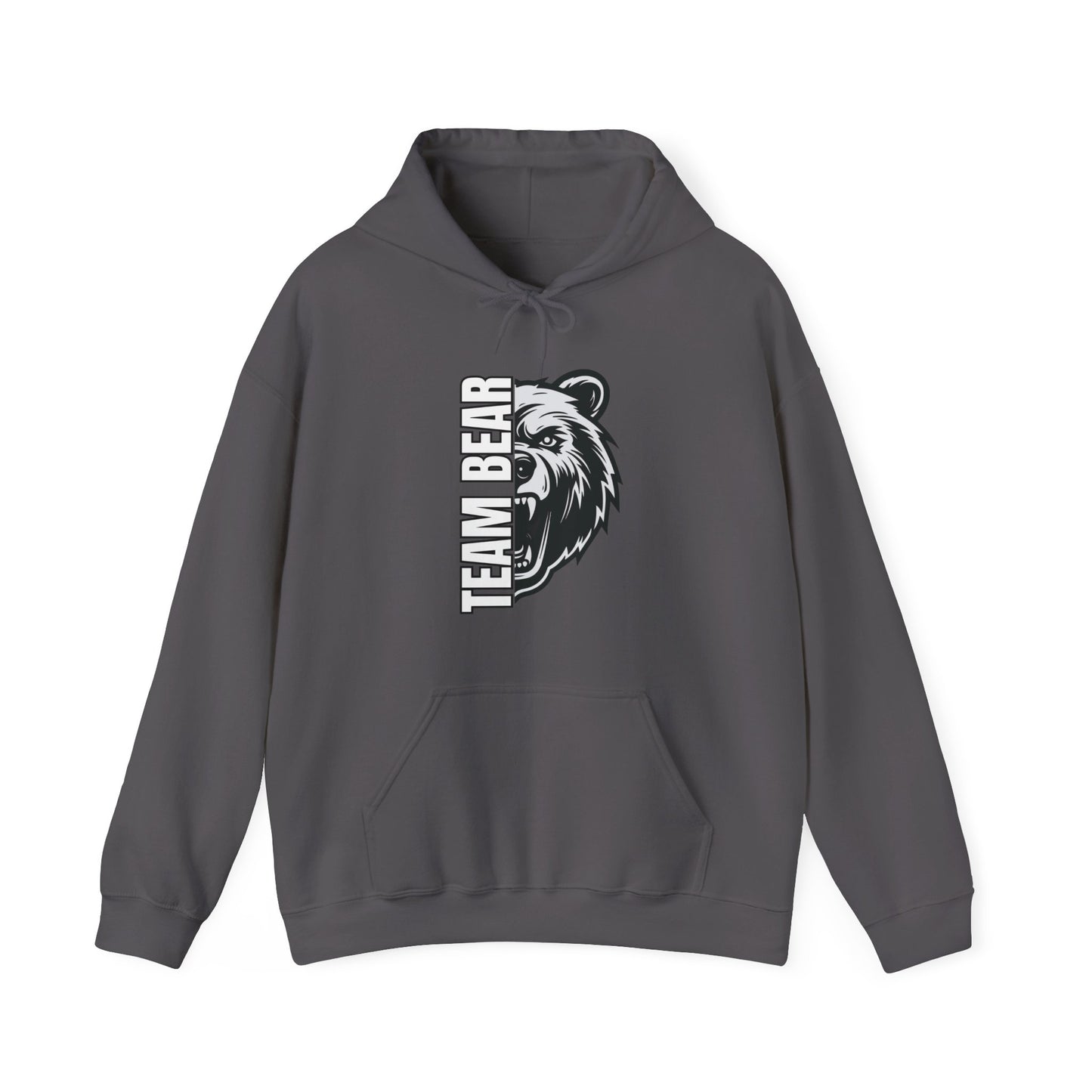 Women's "Team Bear" Hooded Sweatshirt - White Lettering