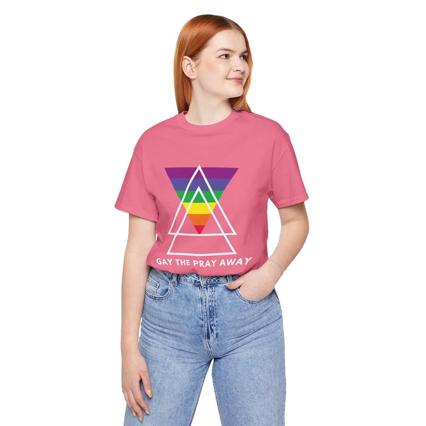 "GAY THE PRAY AWAY" Short Sleeve Tee