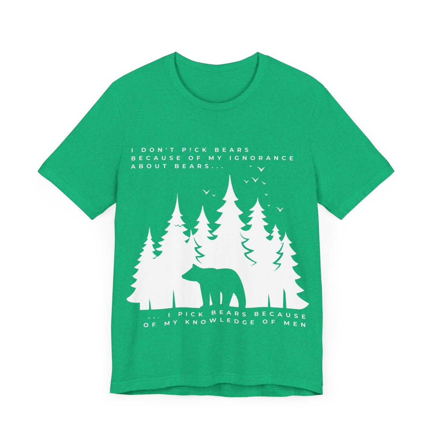 Women's Bear Quote Tee - White Graphic