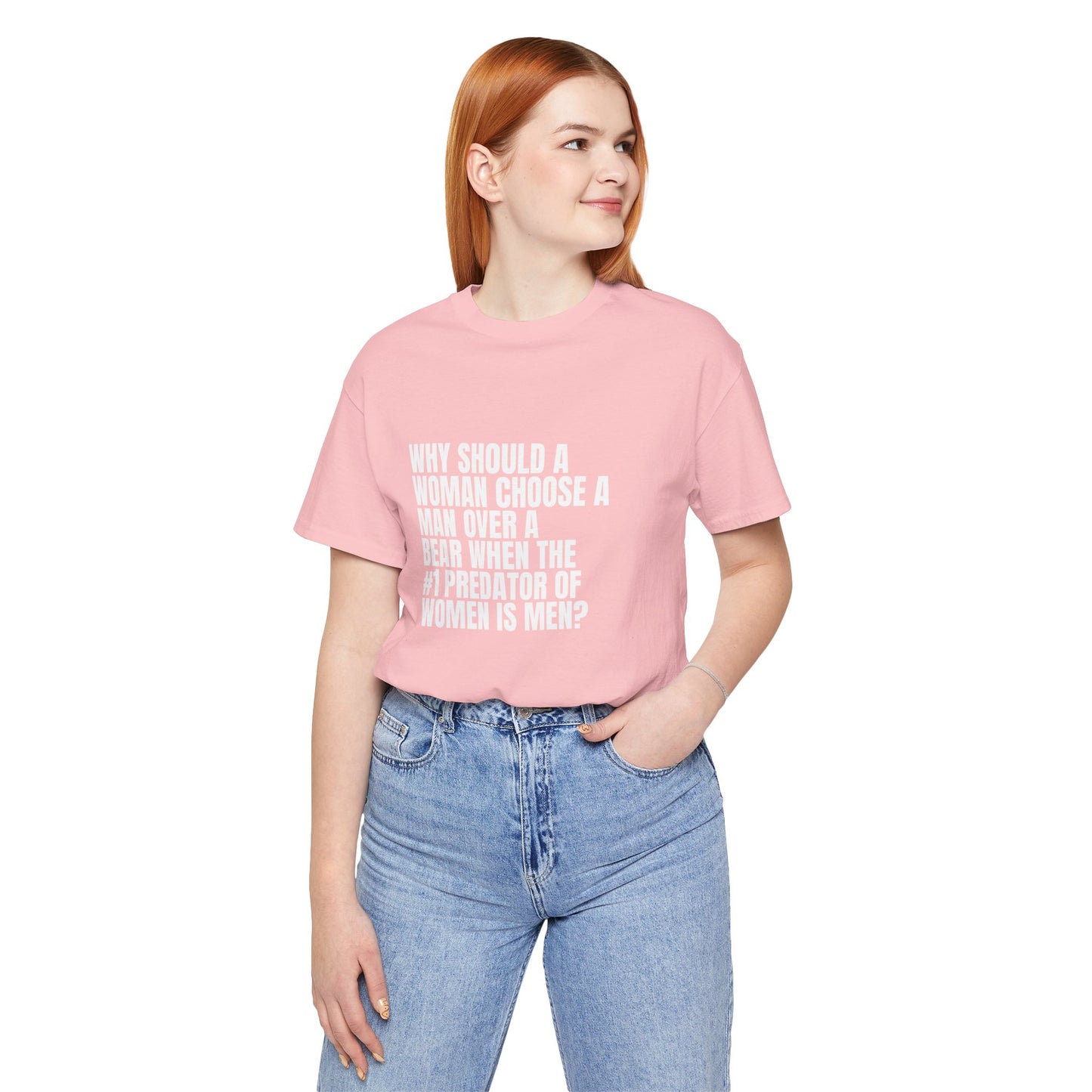 Women's Man v. Bear Quoted Tee