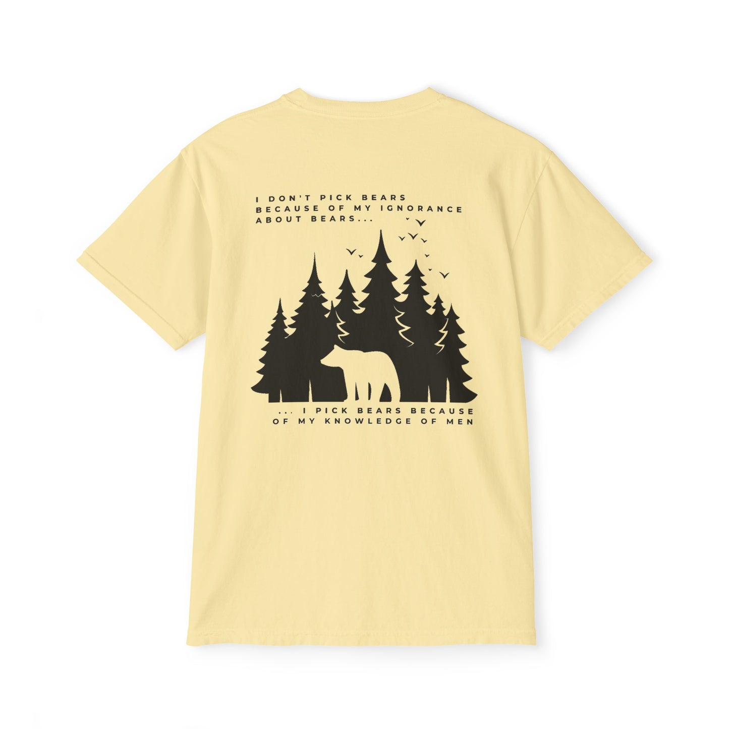 Women's Bear in Woods Pocket T-Shirt
