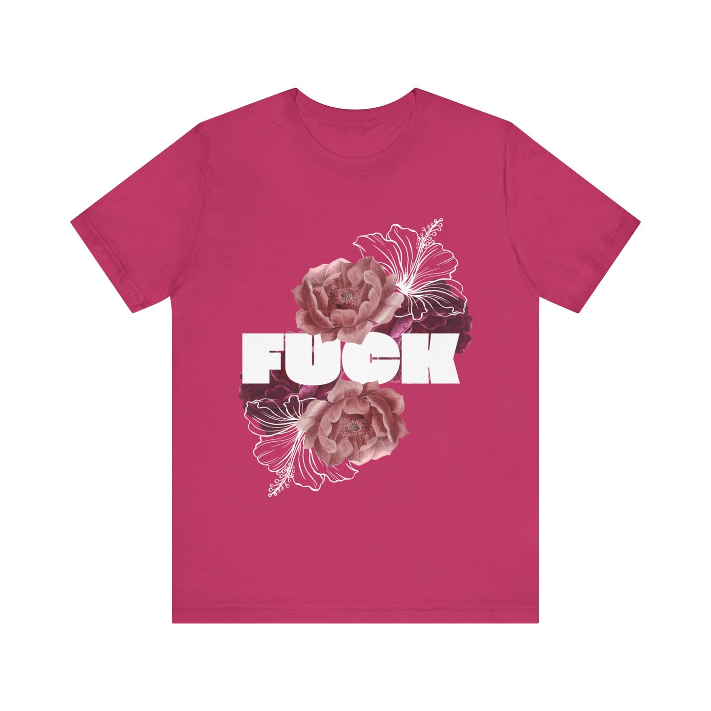 Women's Floral F*ck Short Sleeve Tee