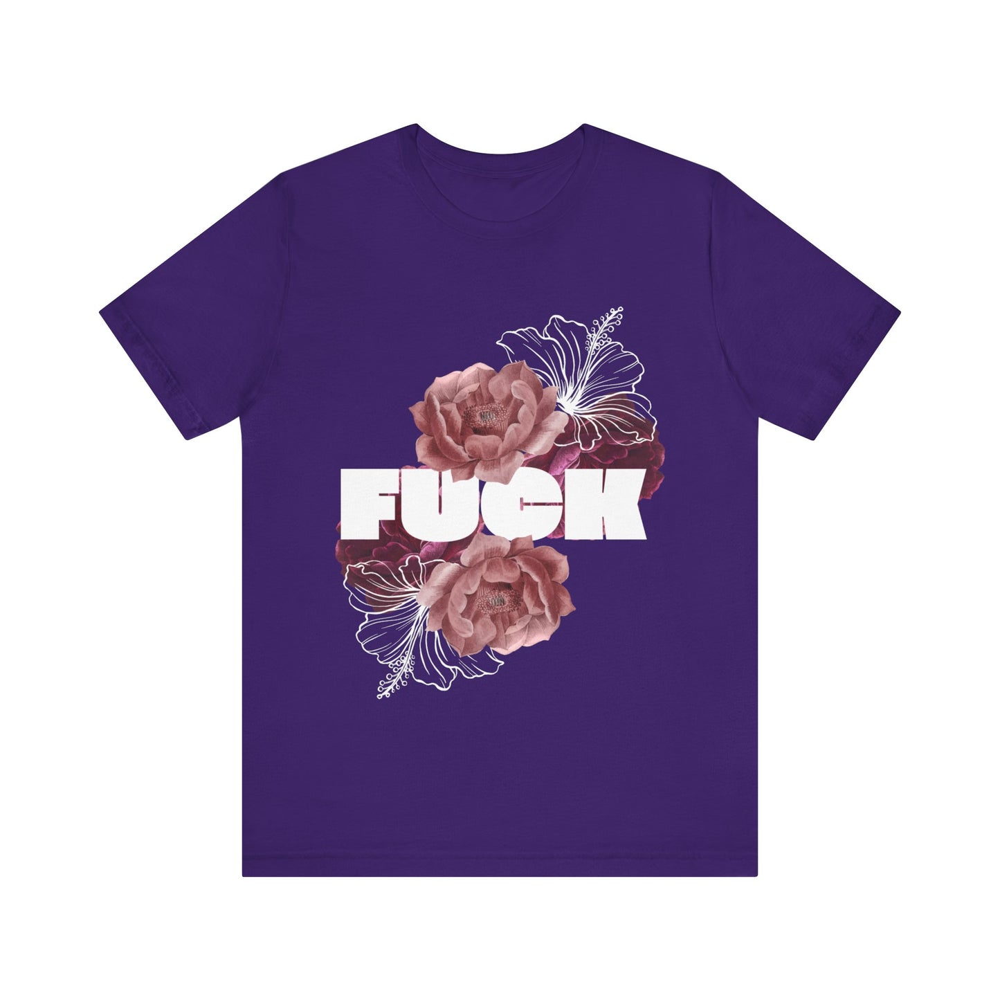 Women's Floral F*ck Short Sleeve Tee