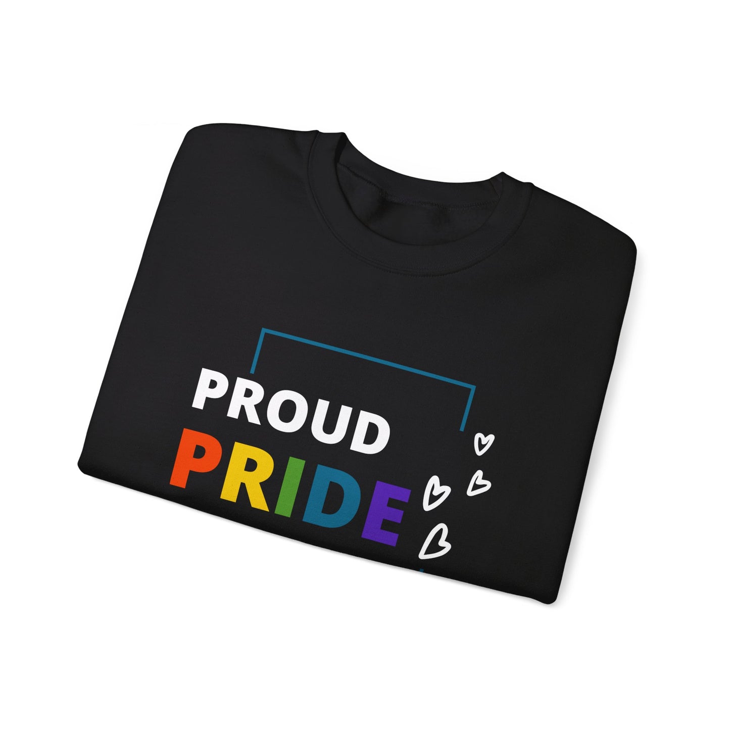 Proud Pride Dad Crewneck Sweatshirt