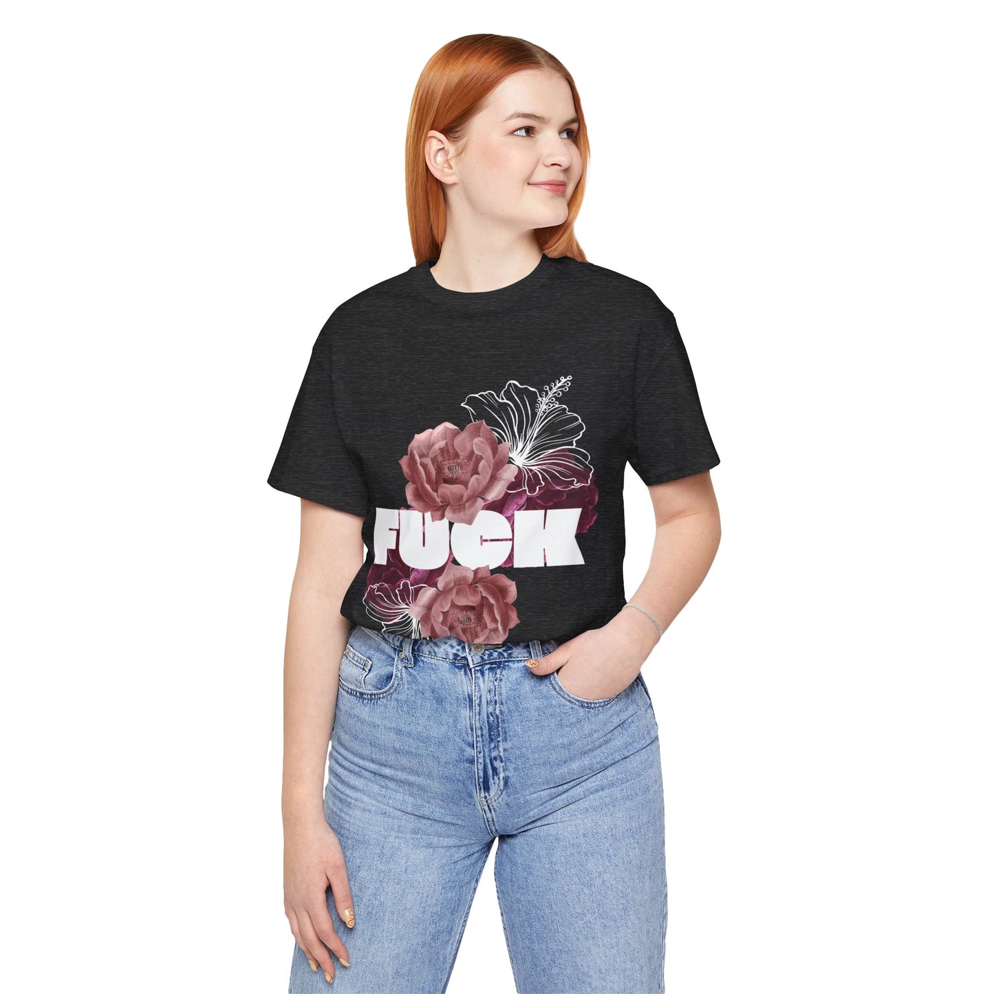 Women's Floral F*ck Short Sleeve Tee