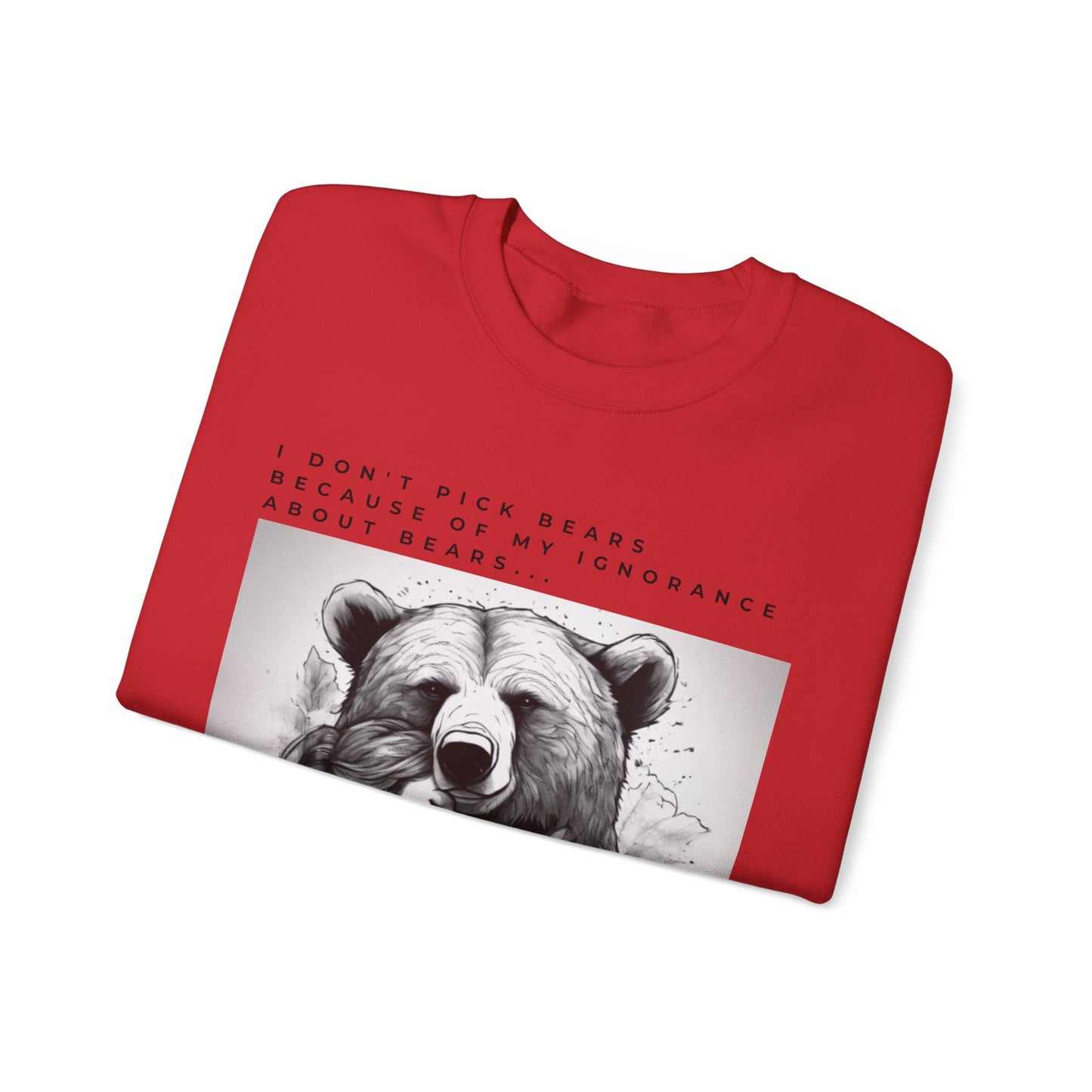 Women's Bear Hug "Team Bear" Crewneck Sweatshirt
