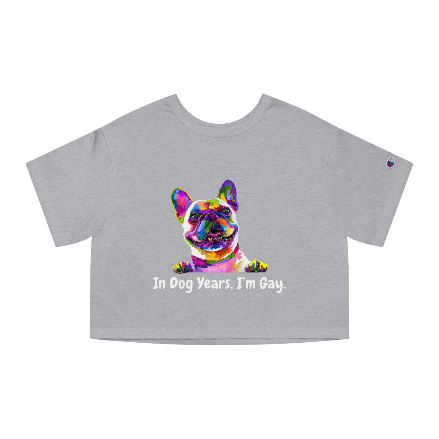 "In Dog Years, I'm Gay" Cropped T-Shirt