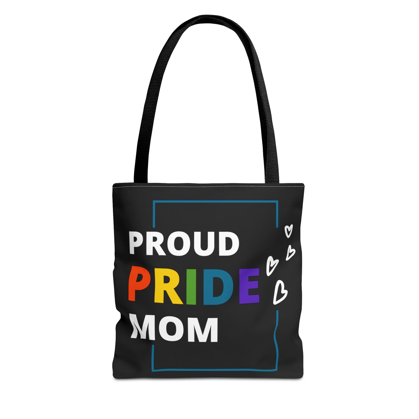 "Proud Pride Mom" Tote Bag (AOP)