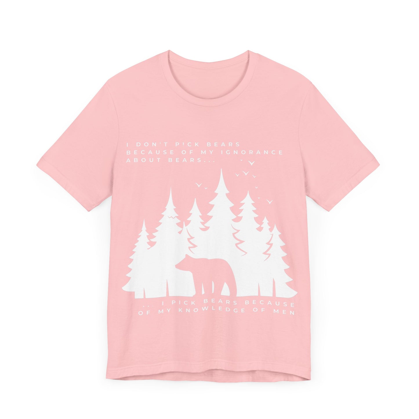 Women's Bear Quote Tee - White Graphic