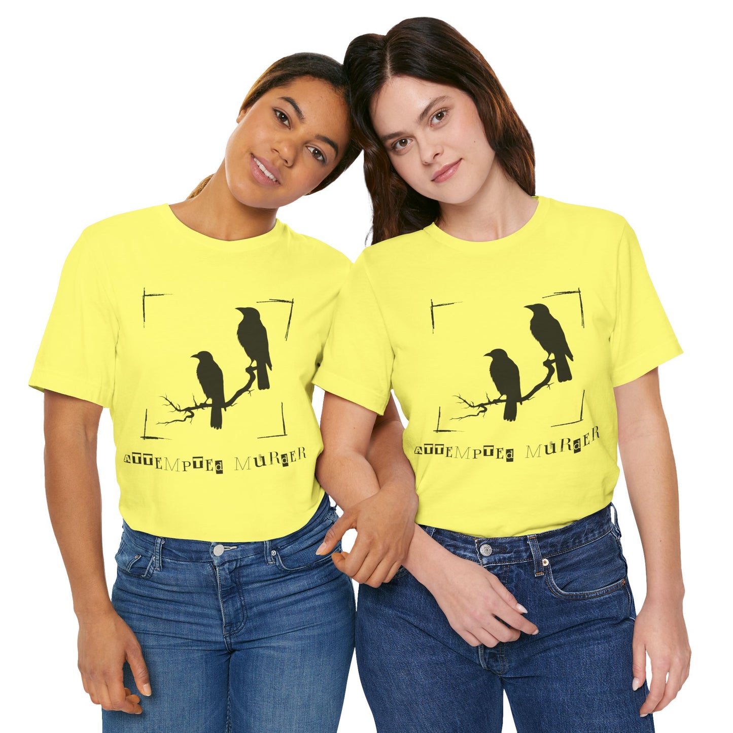 "Attempted Murder" Crow Short Sleeve Tee