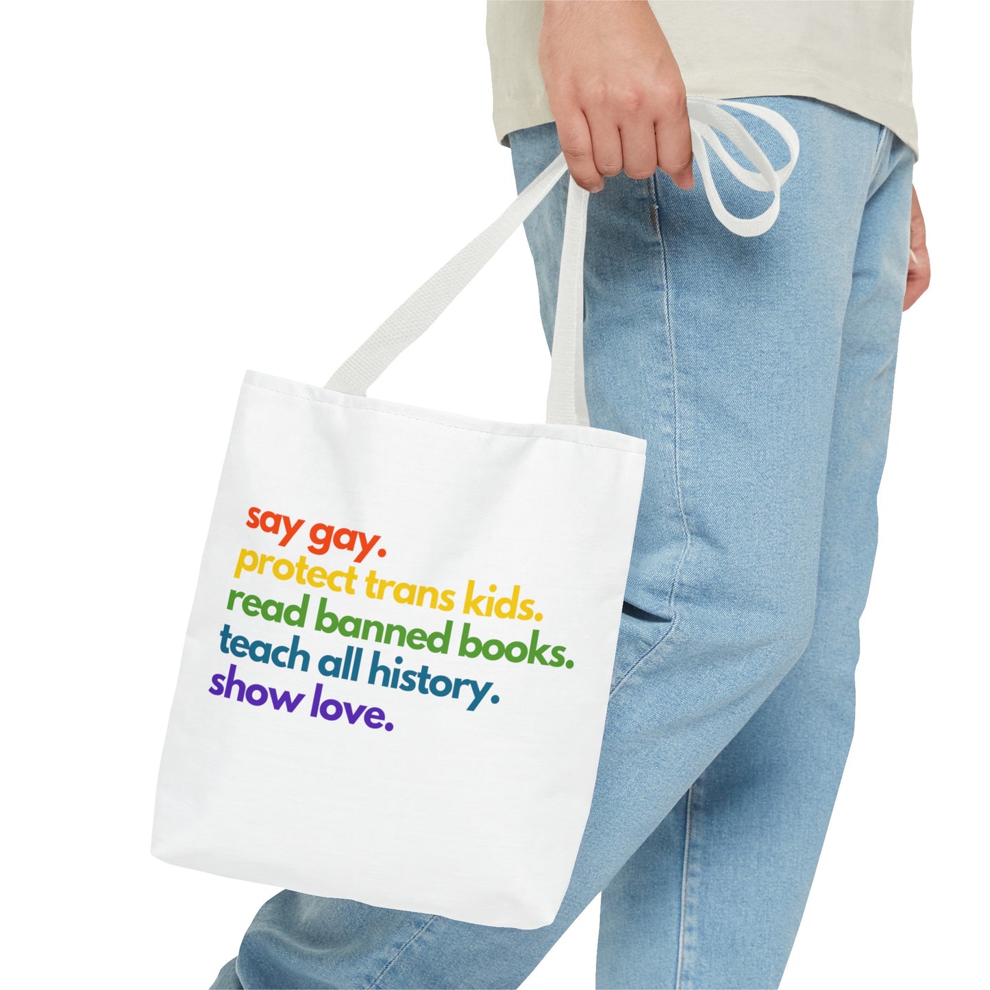 Pride Quote Tote Bag (AOP)
