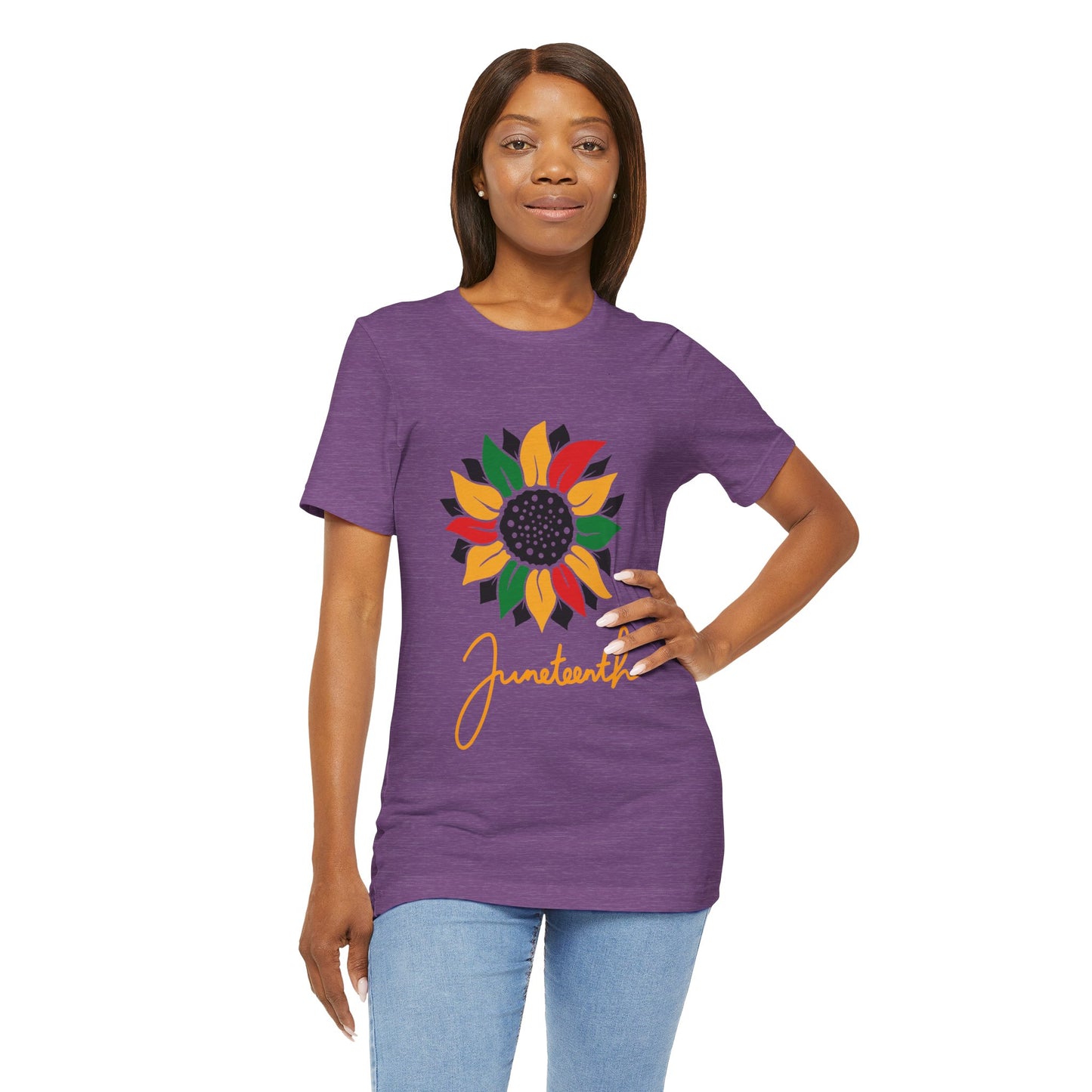 Juneteenth Floral Short Sleeve Tee