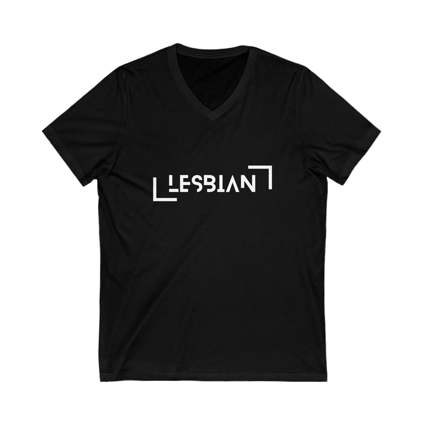 Lesbian Short Sleeve V-Neck Tee