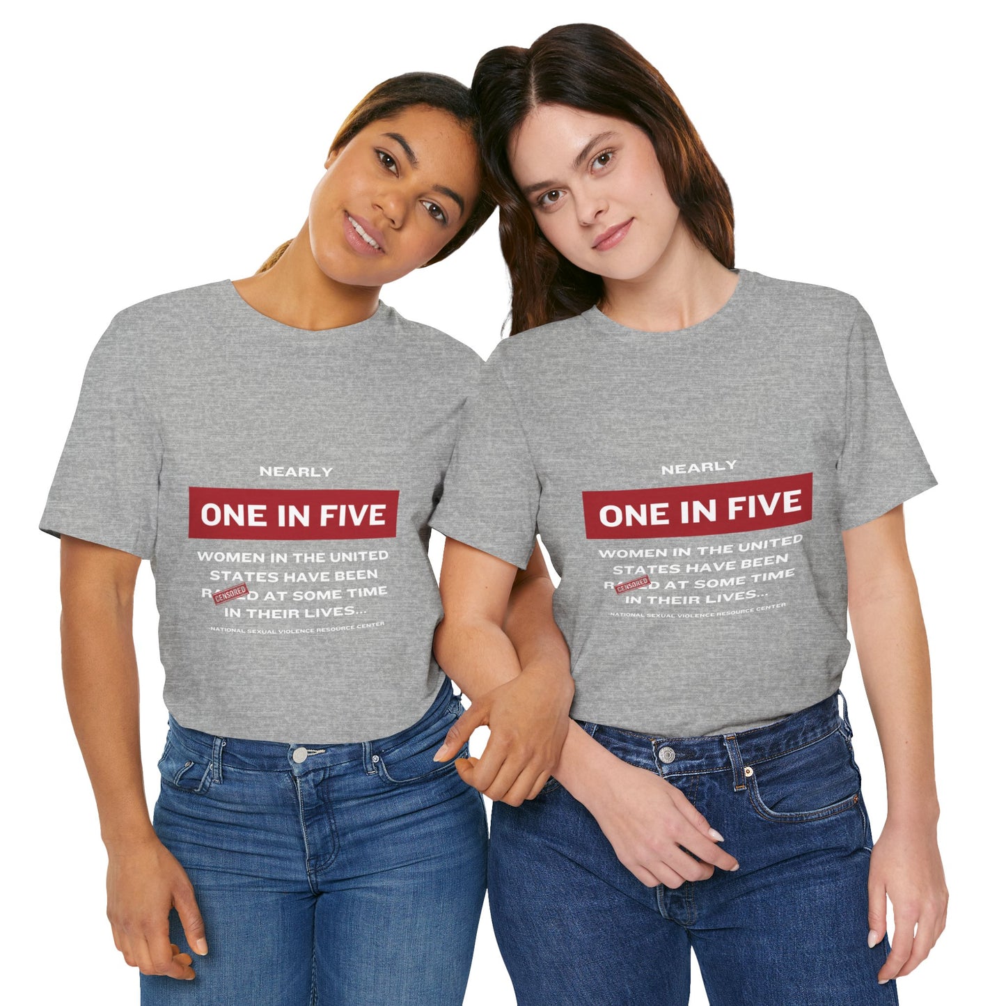 Women's Statistics Tee - White Writing