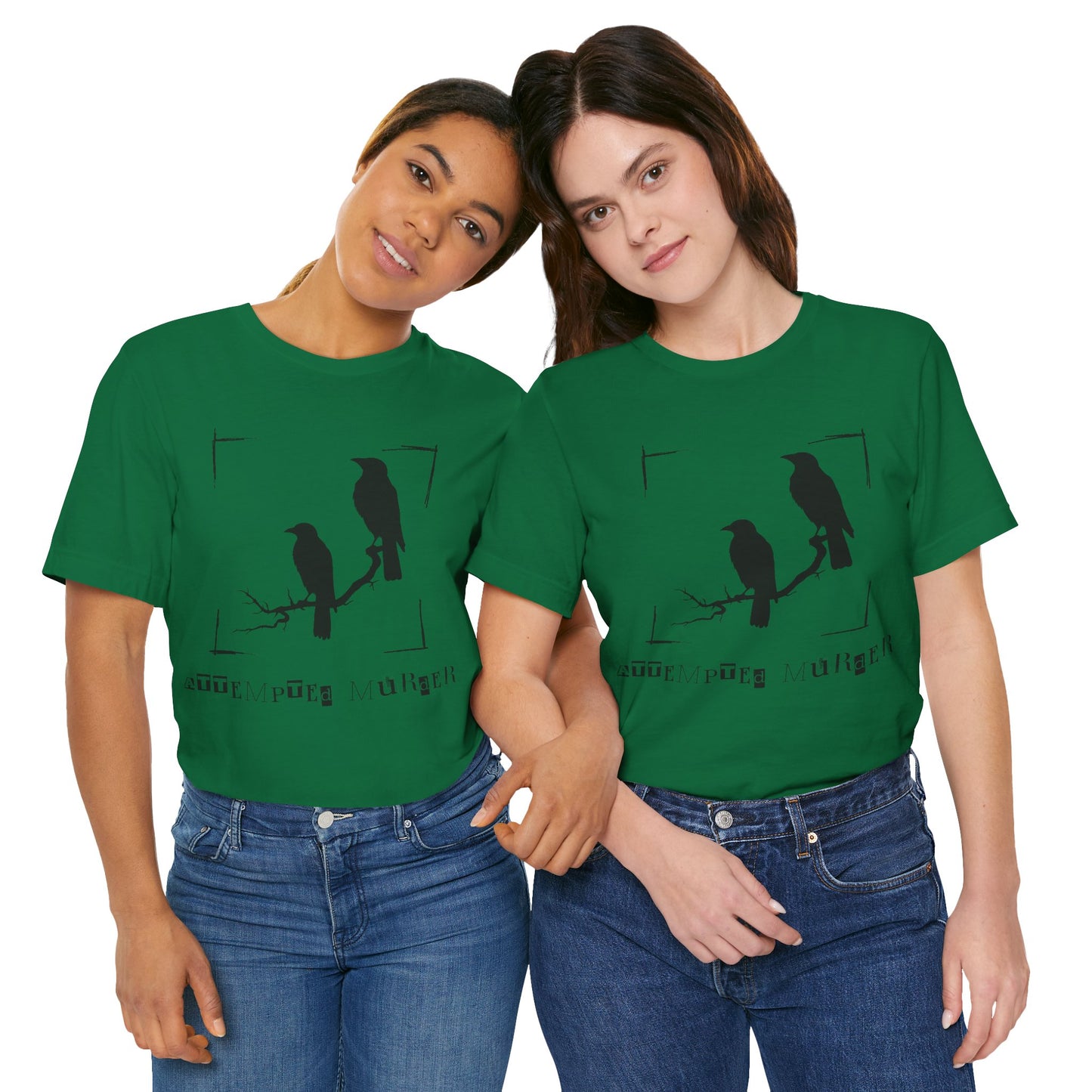"Attempted Murder" Crow Short Sleeve Tee