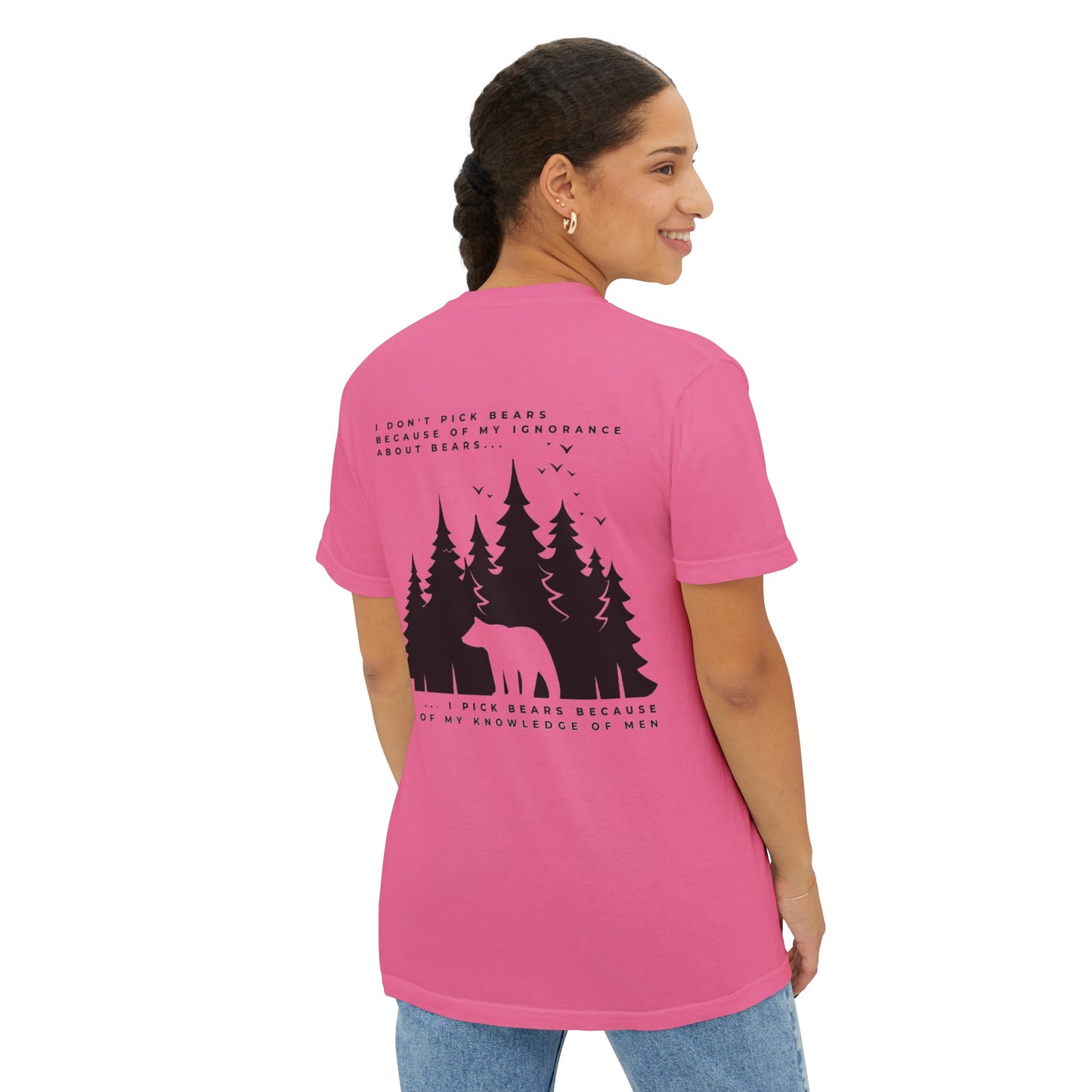 Women's Bear in Woods Pocket T-Shirt