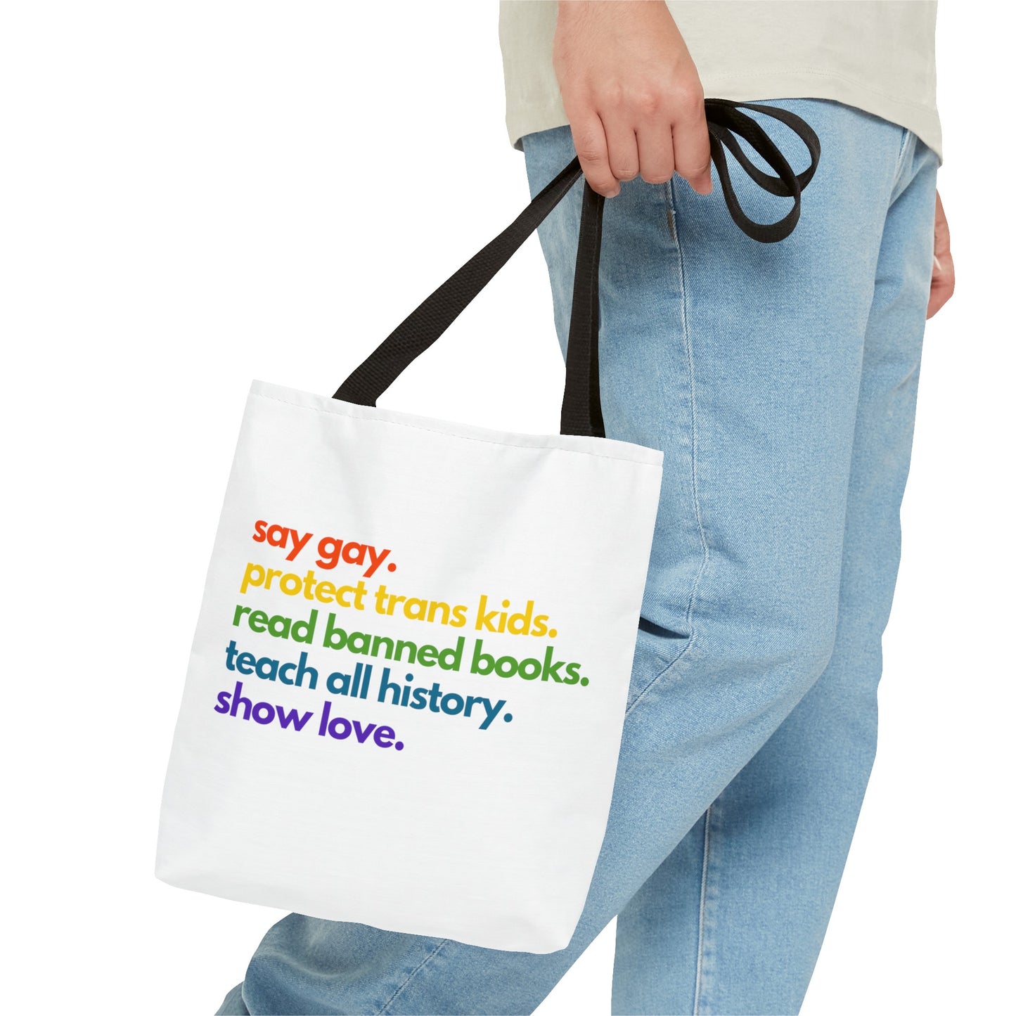 Pride Quote Tote Bag (AOP)
