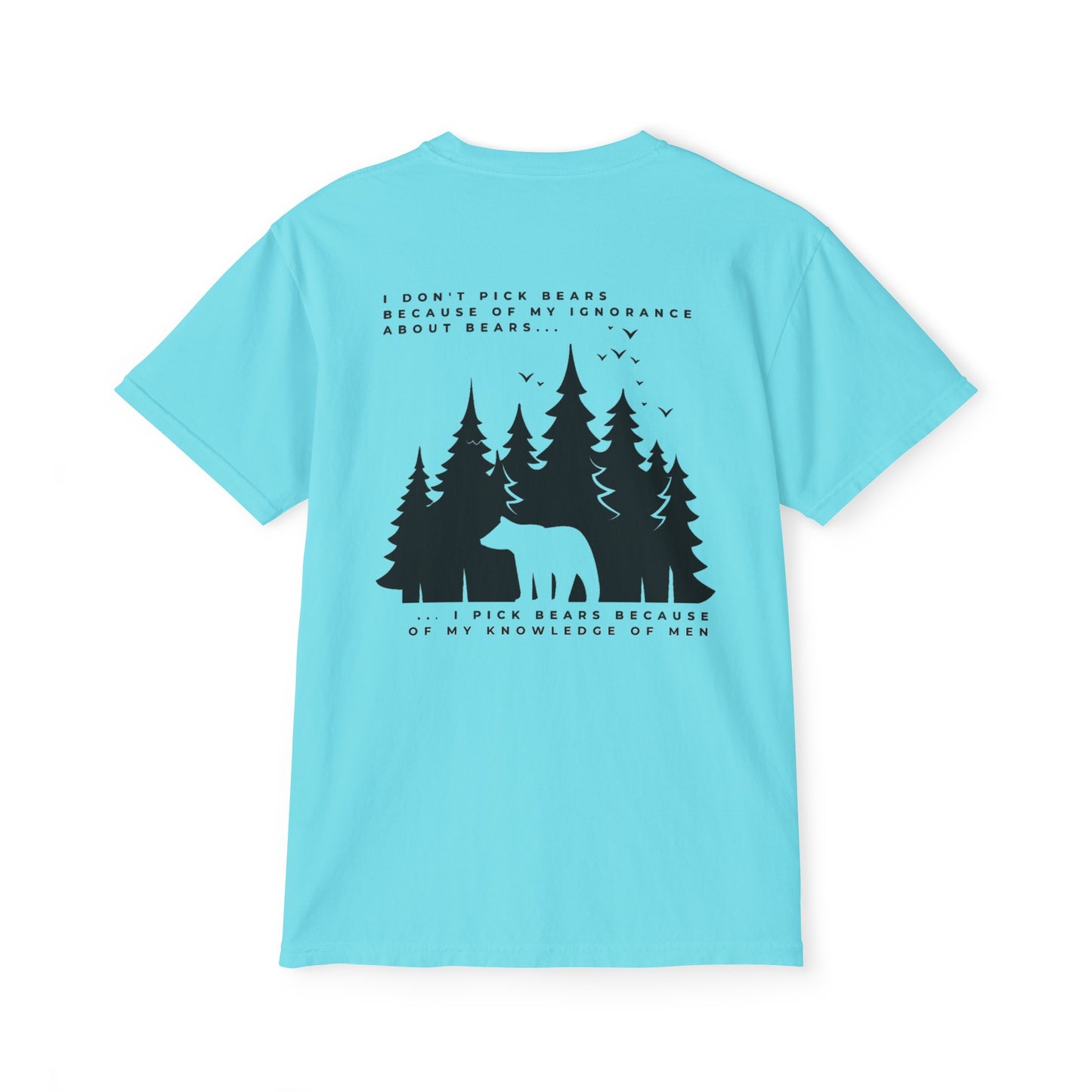 Women's Bear in Woods Pocket T-Shirt