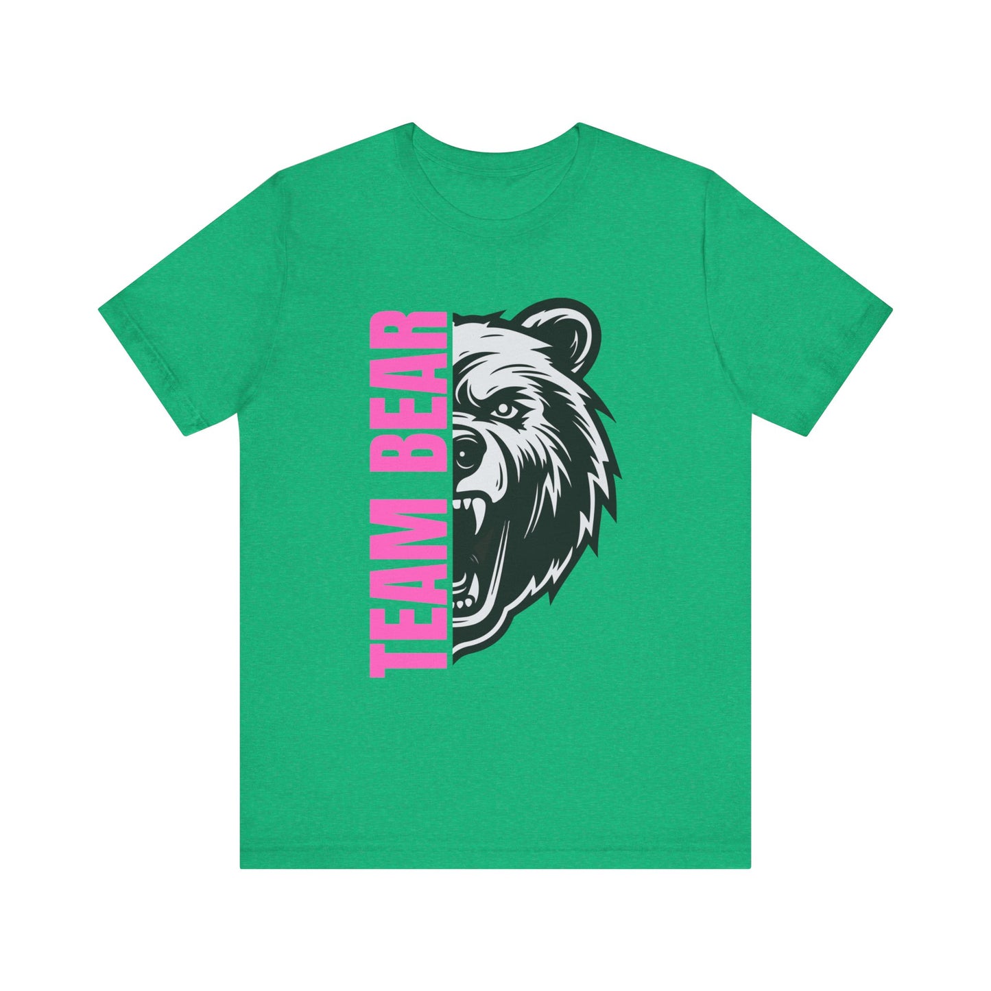 Women's "Team Bear" Tee - Pink Lettering