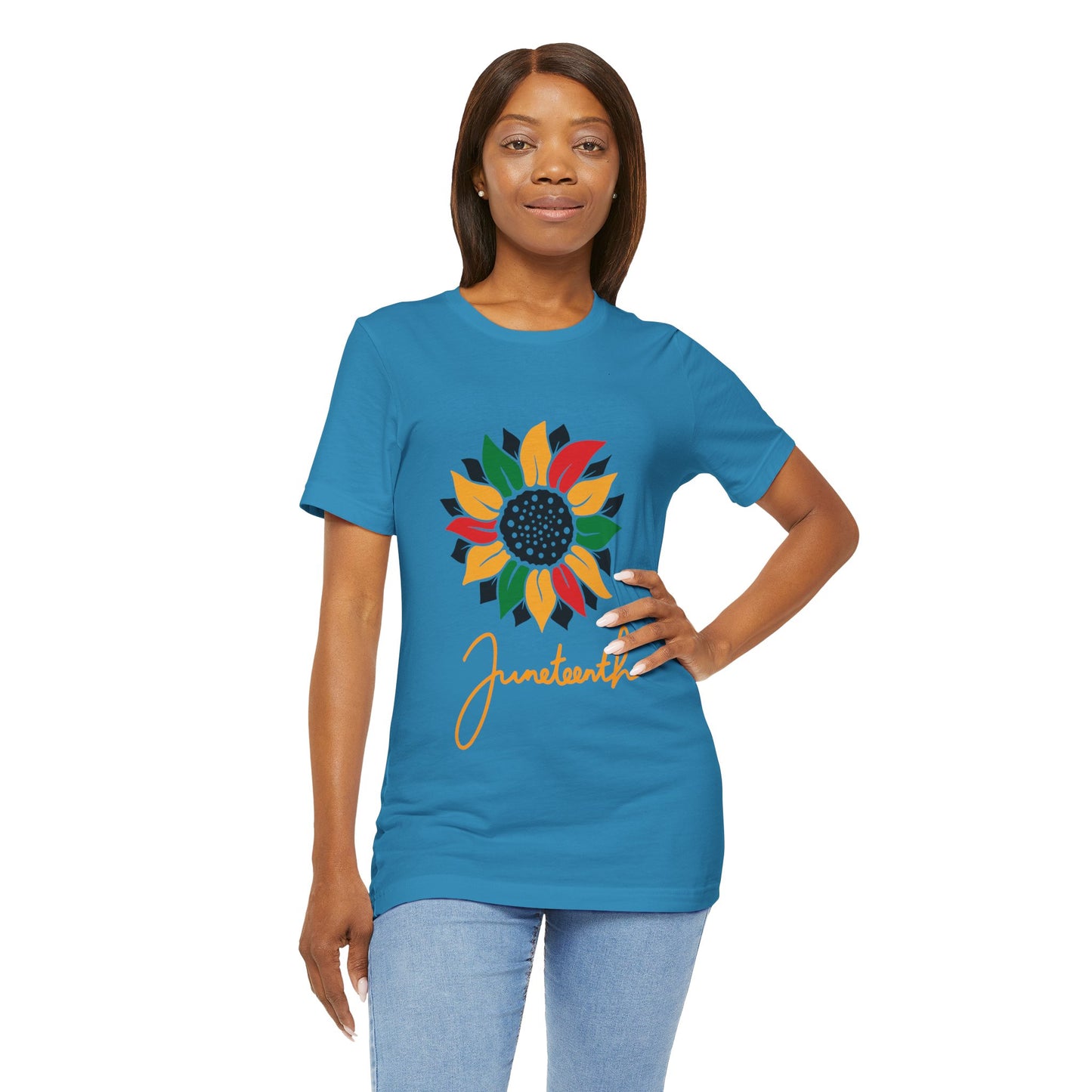 Juneteenth Floral Short Sleeve Tee