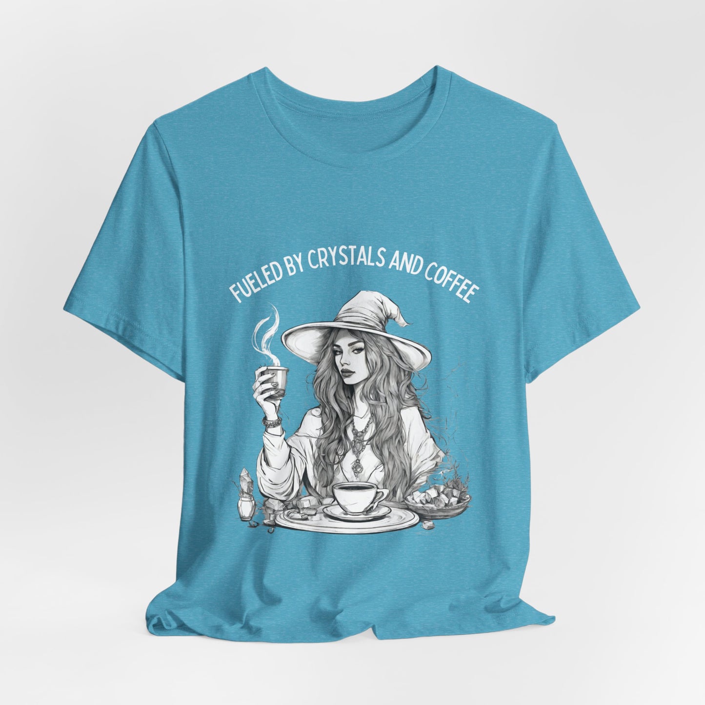 Fueled by Crystals and Coffee Tee
