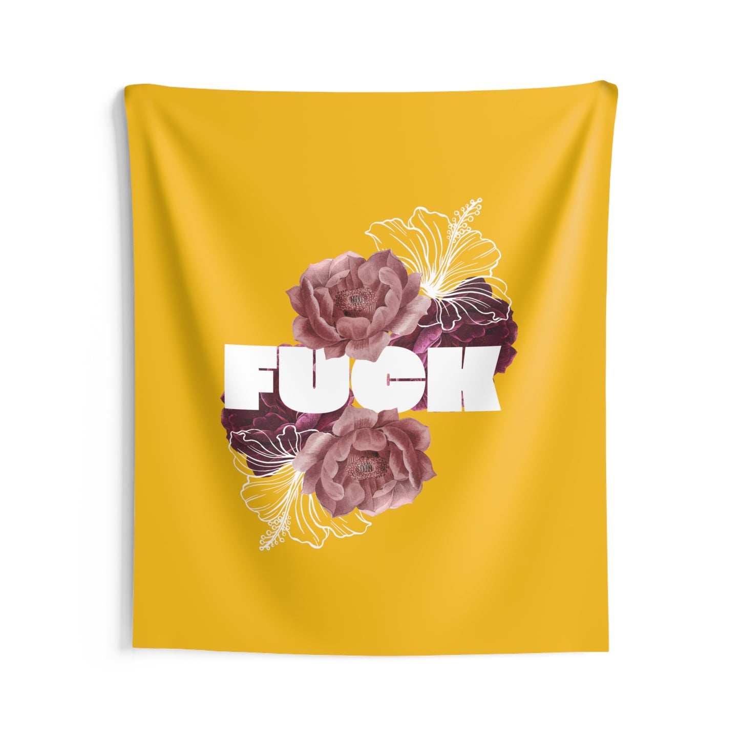 Fuck Indoor Wall Tapestries